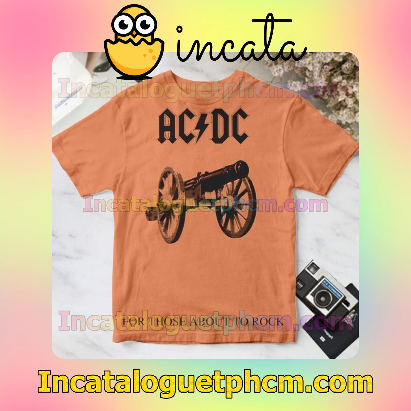 Ac Dc For Those About To Rock Album Cover Personalized Shirt