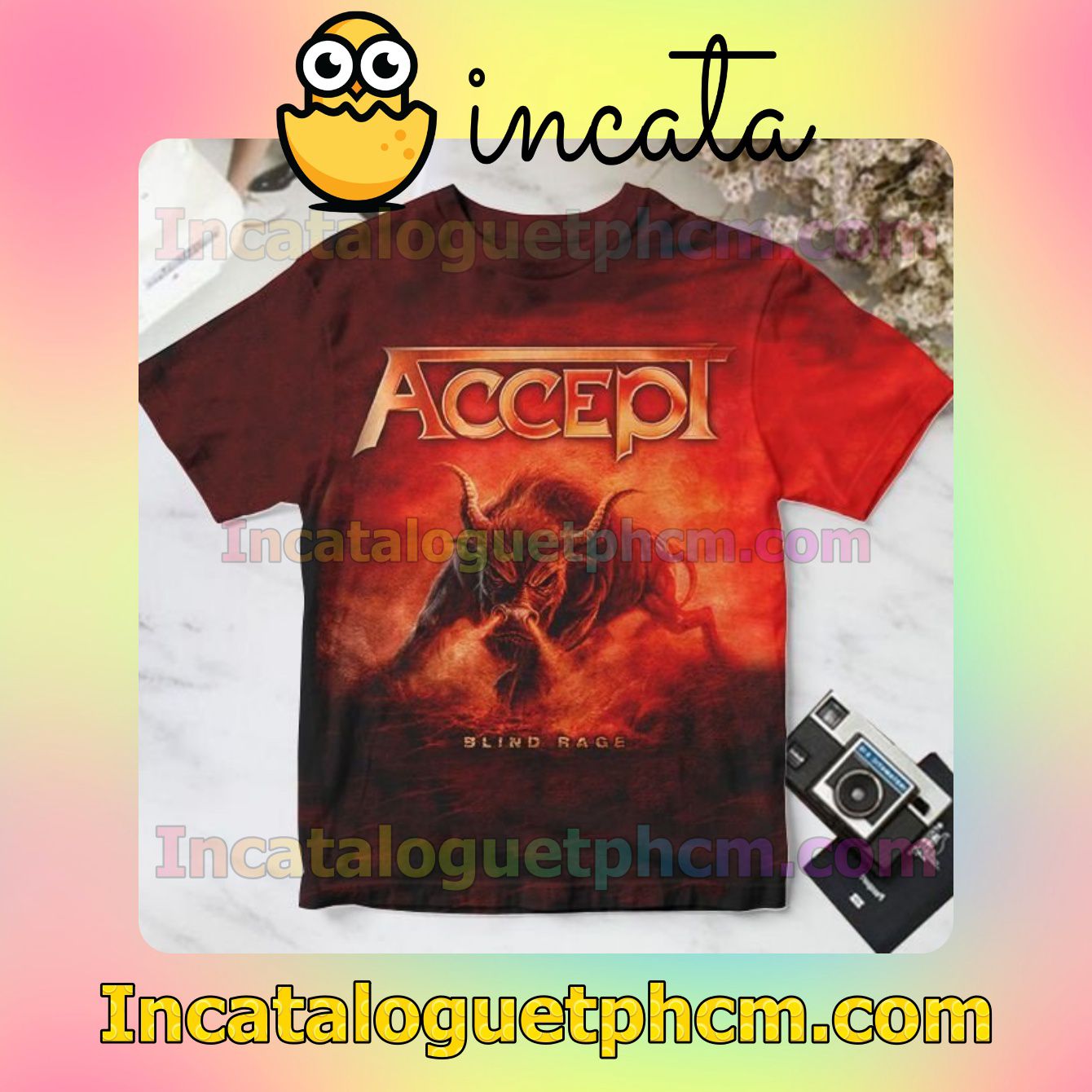 Accept Blind Rage Album Cover Personalized Shirt