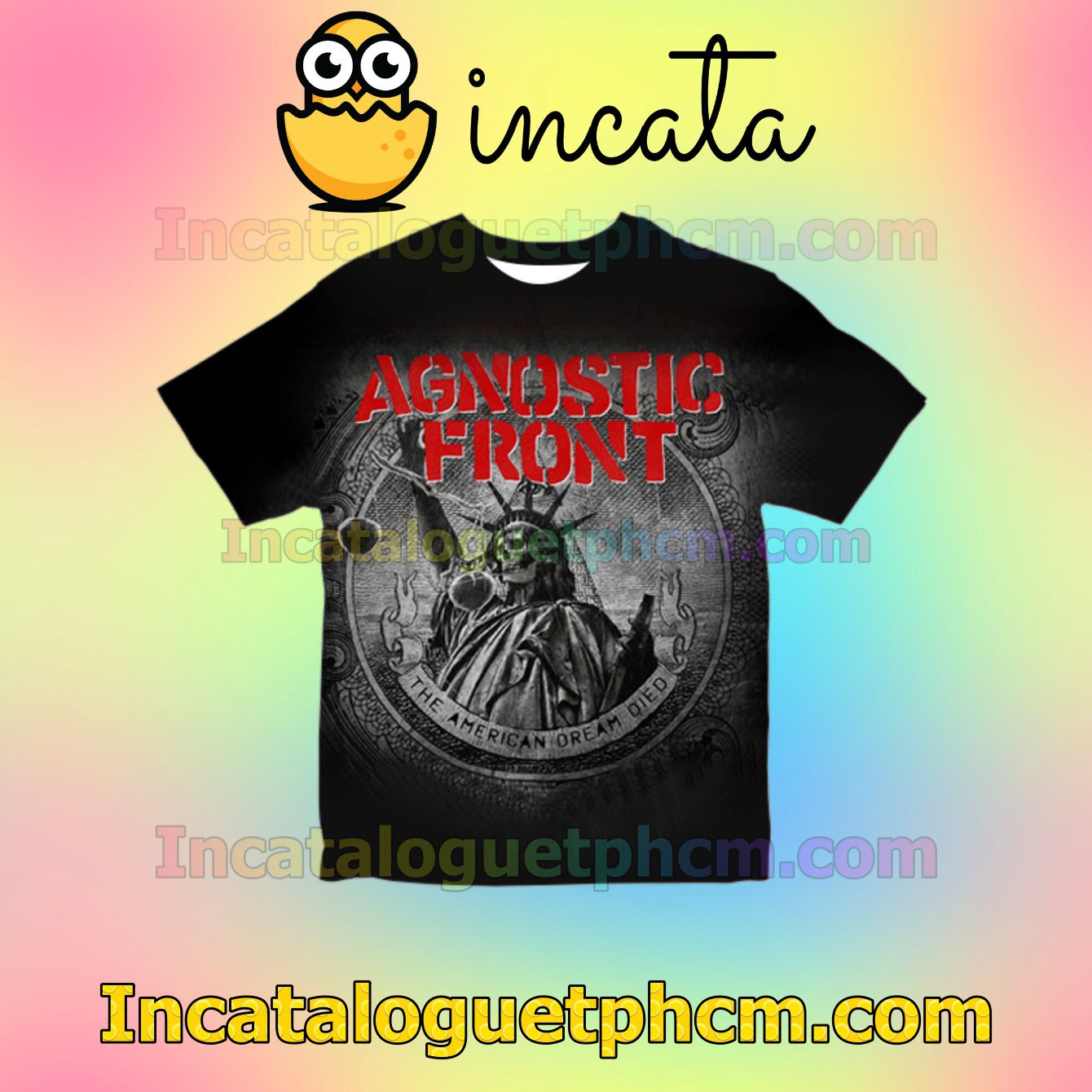Agnostic Front The American Dream Died Album Cover Personalized Shirt