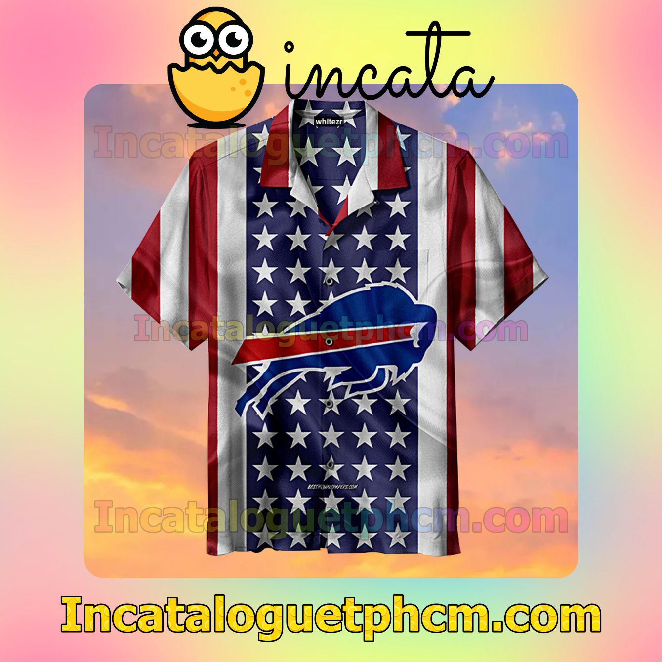 American Flag Buffalo Bills Vacation Shirt