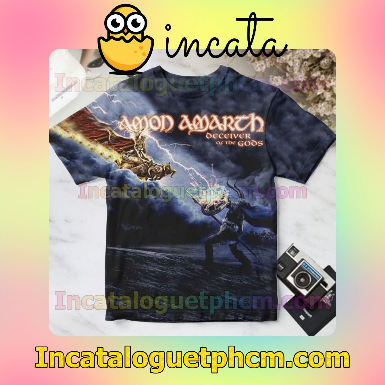Amon Amarth Deceiver Of The Gods Album Cover Personalized Shirt