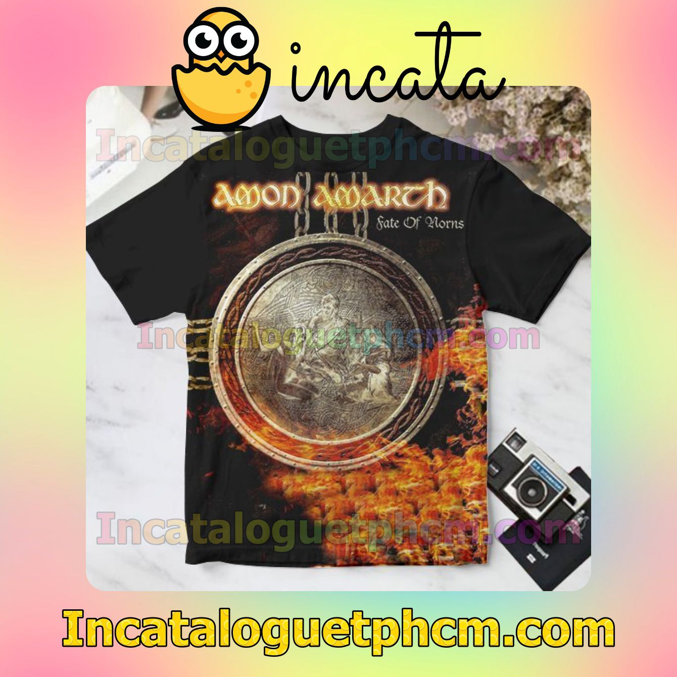 Amon Amarth Fate Of Norns Album Cover For Fan Personalized T-Shirt