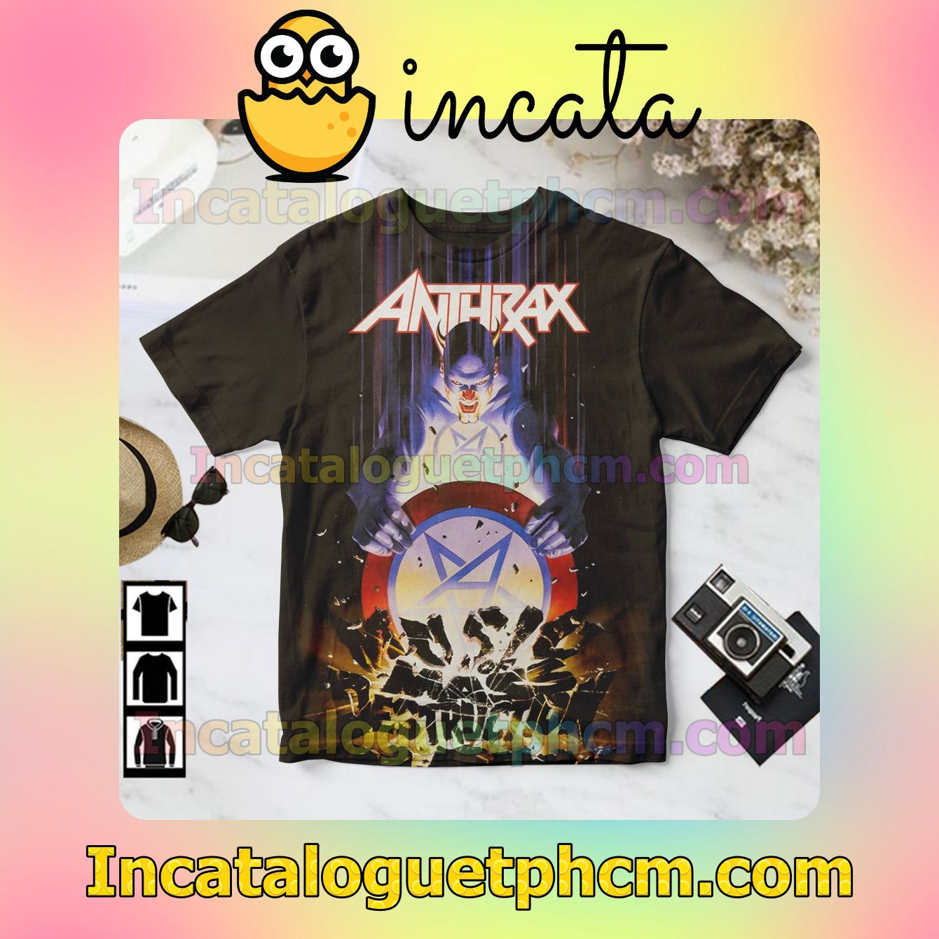 Anthrax Music Of Mass Destruction Album Cover Gift Shirt
