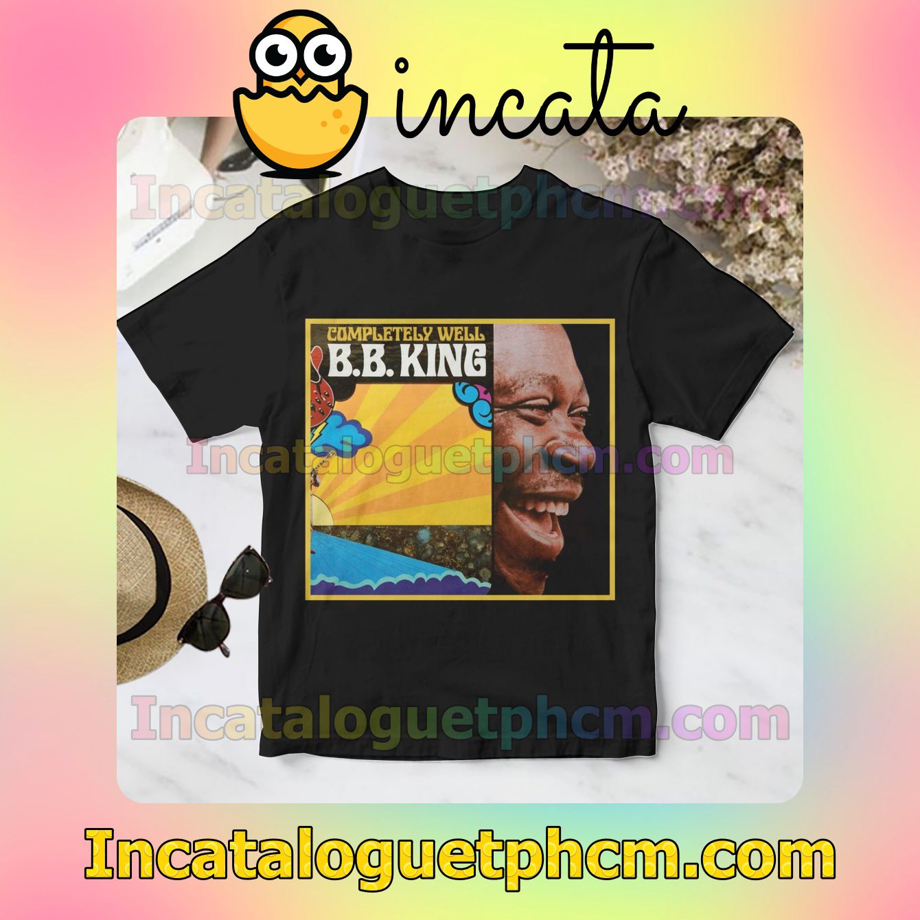 B.b. King Completely Well Album Cover For Fan Shirt