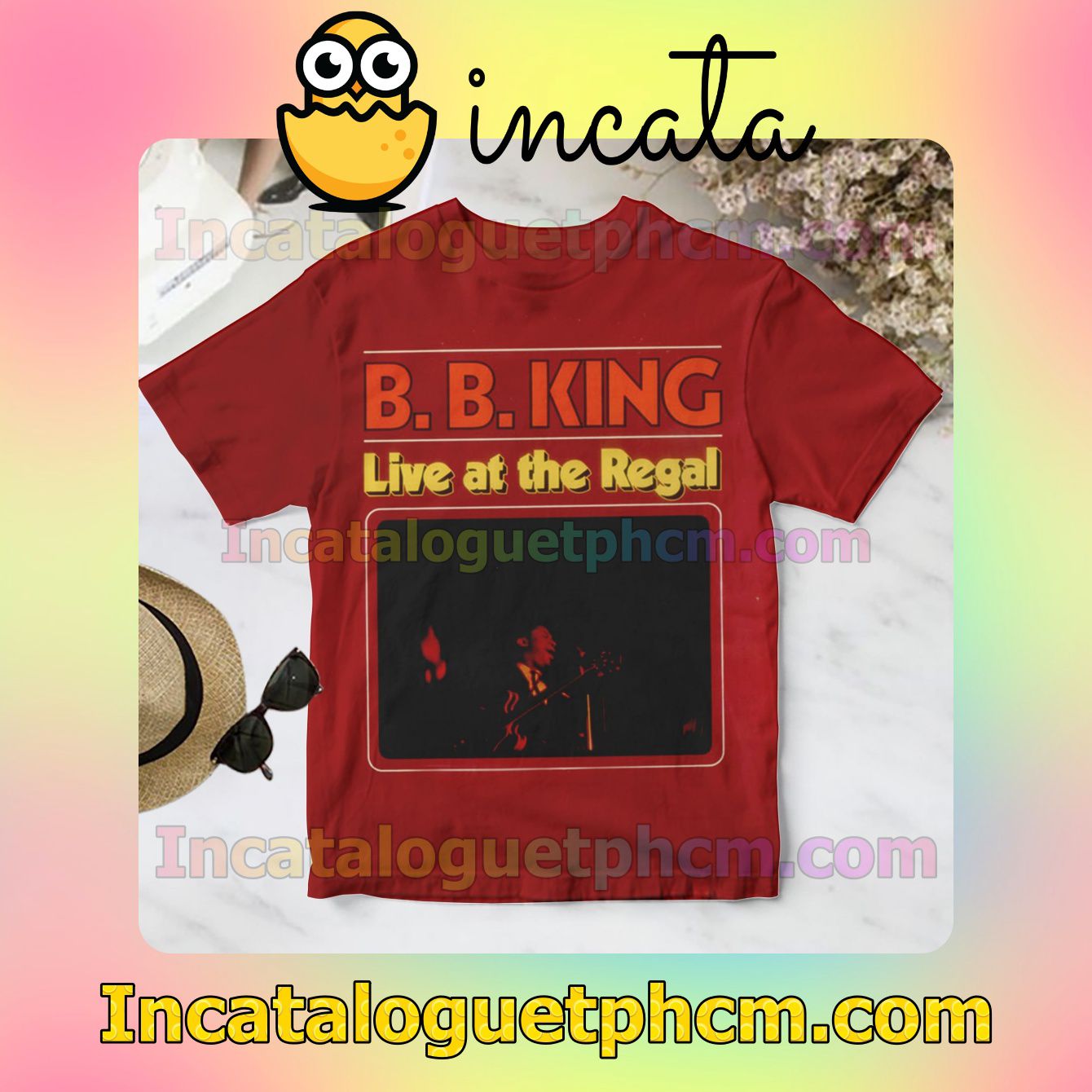 B.b. King Live At The Regal Album Cover For Fan Shirt