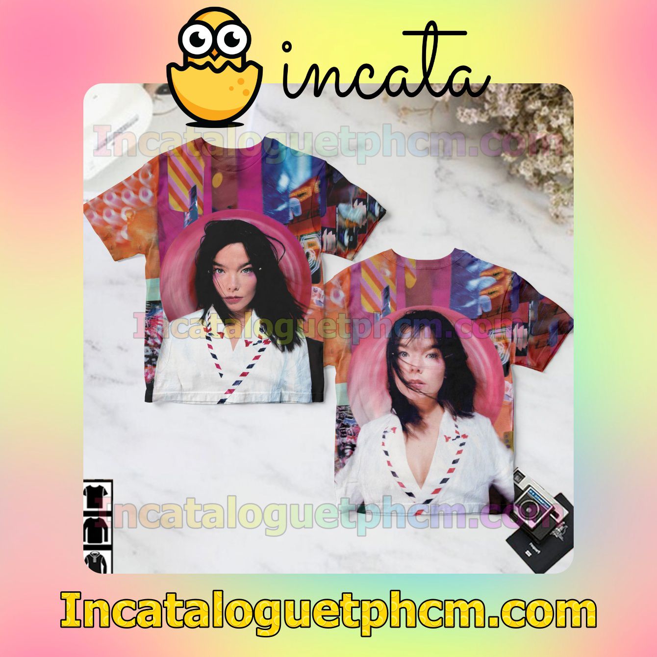 Björk Post Album Cover Gift Shirt