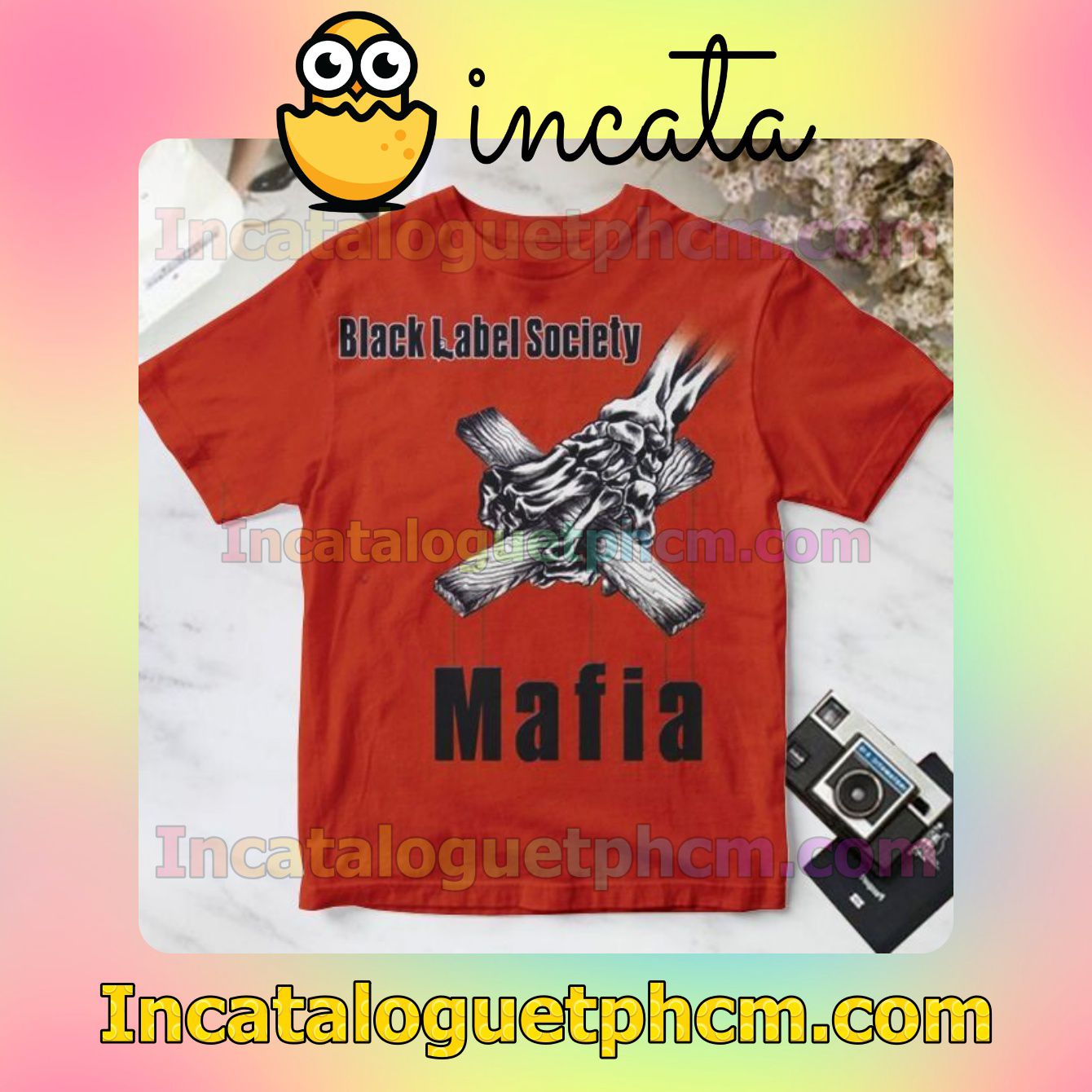 Black Label Society Mafia Album Cover Red For Fan Personalized T-Shirt