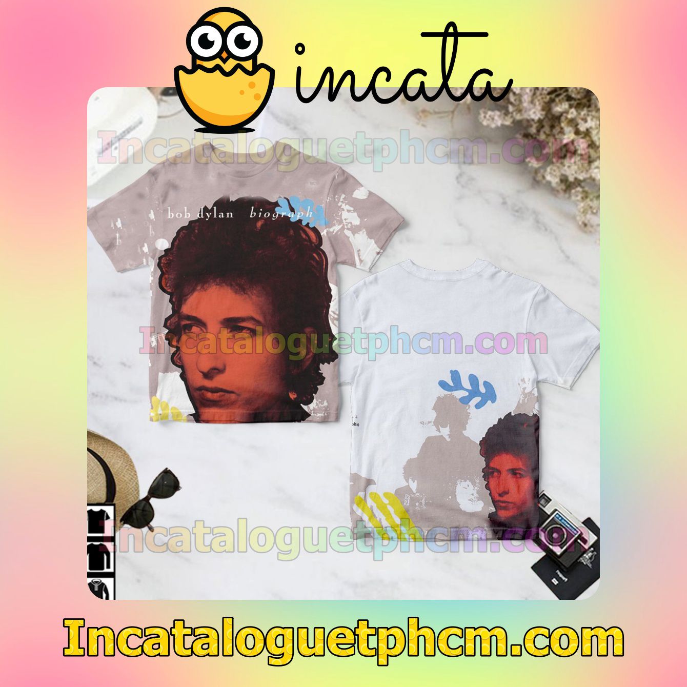 Bob Dylan Biograph Album Cover Gift Shirt