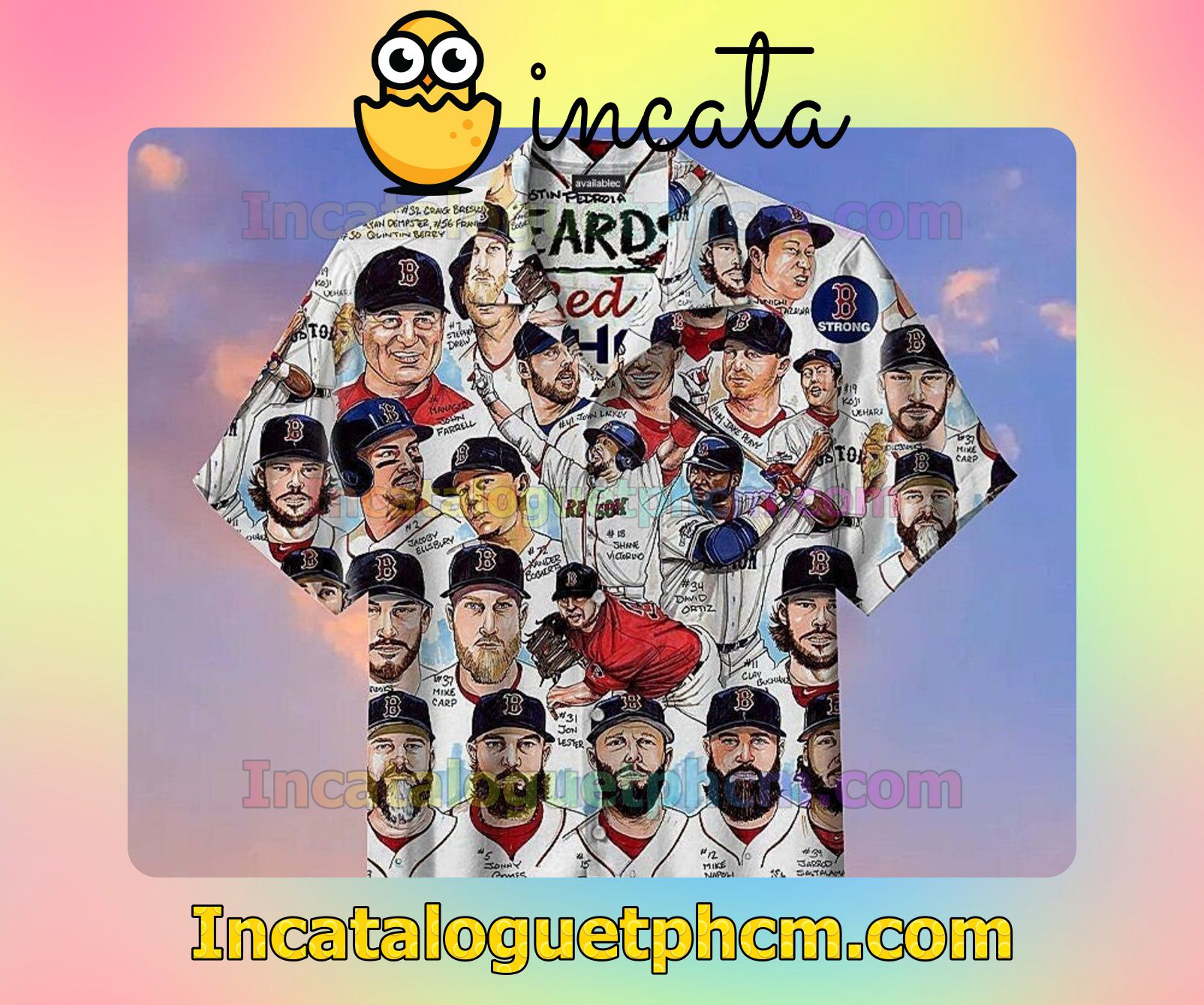 Boston Baseball Team Beach Shirt