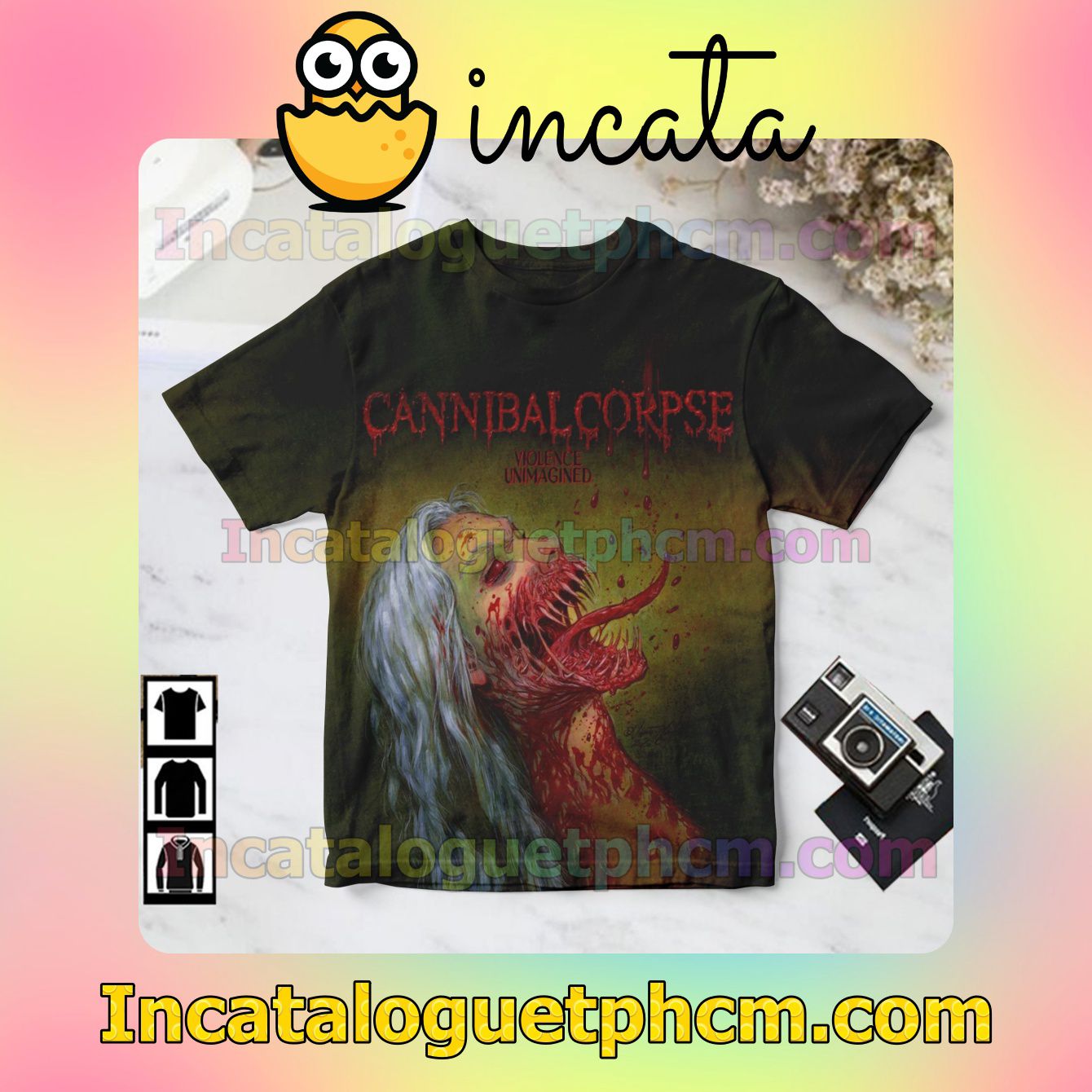 Cannibal Corpse Violence Unimagined Album Cover Gift Shirt