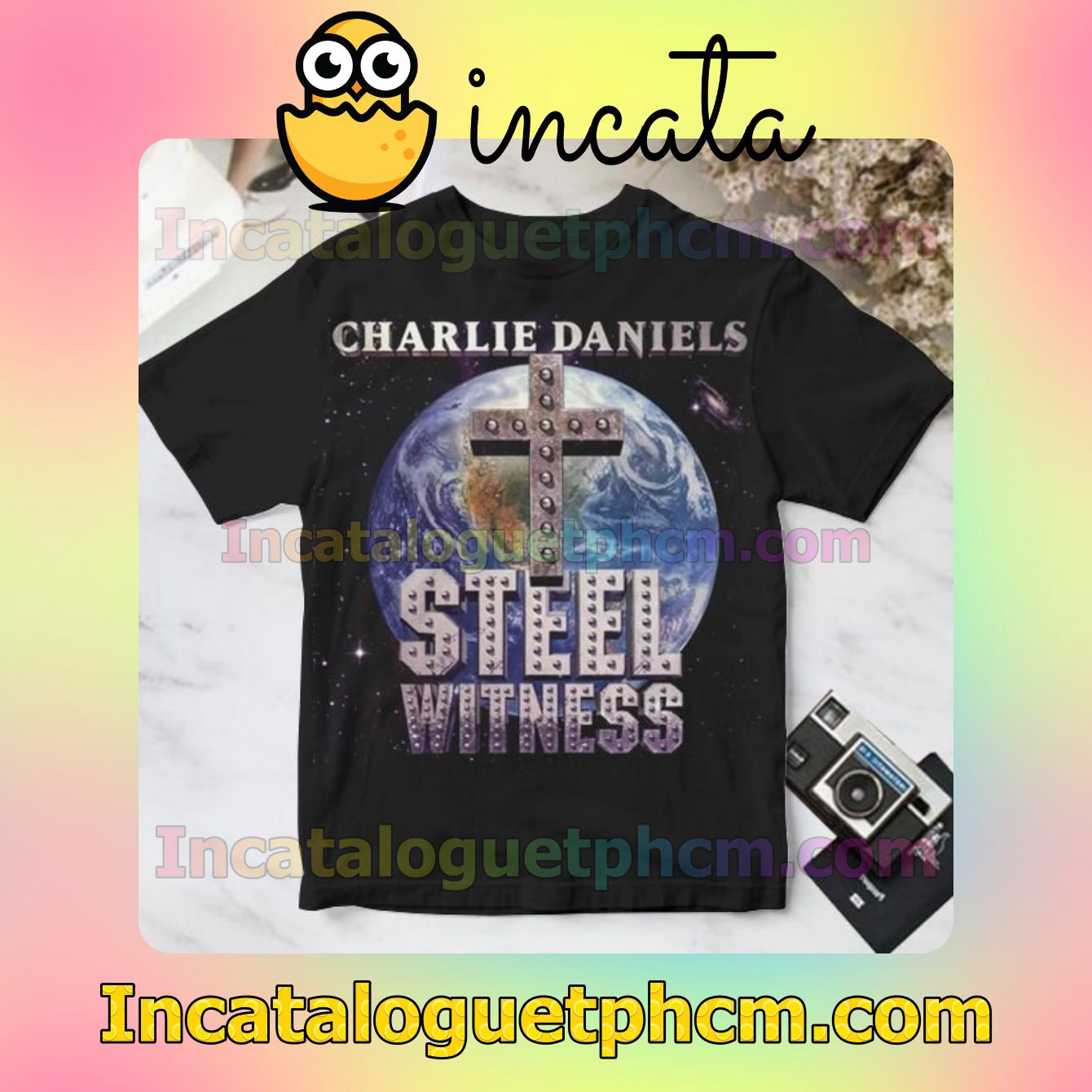 Charlie Daniels Steel Witness Album Cover Personalized Shirt