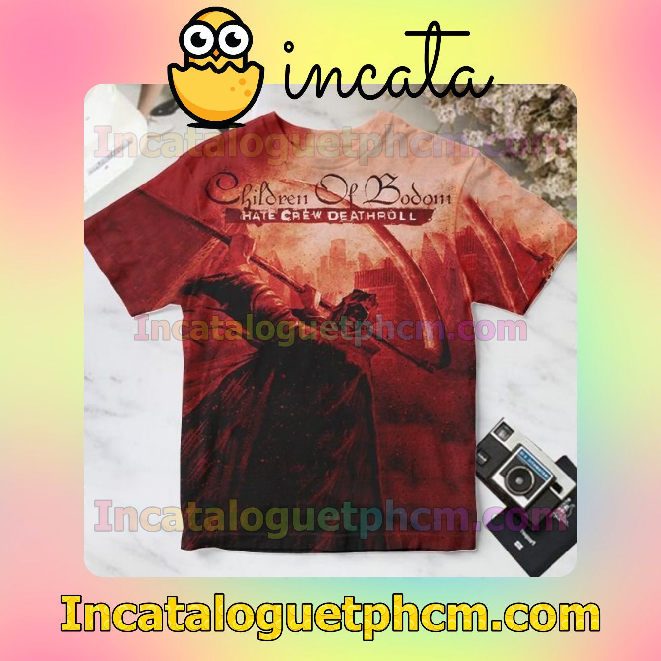 Children Of Bodom Hate Crew Deathroll Album Cover Personalized Shirt