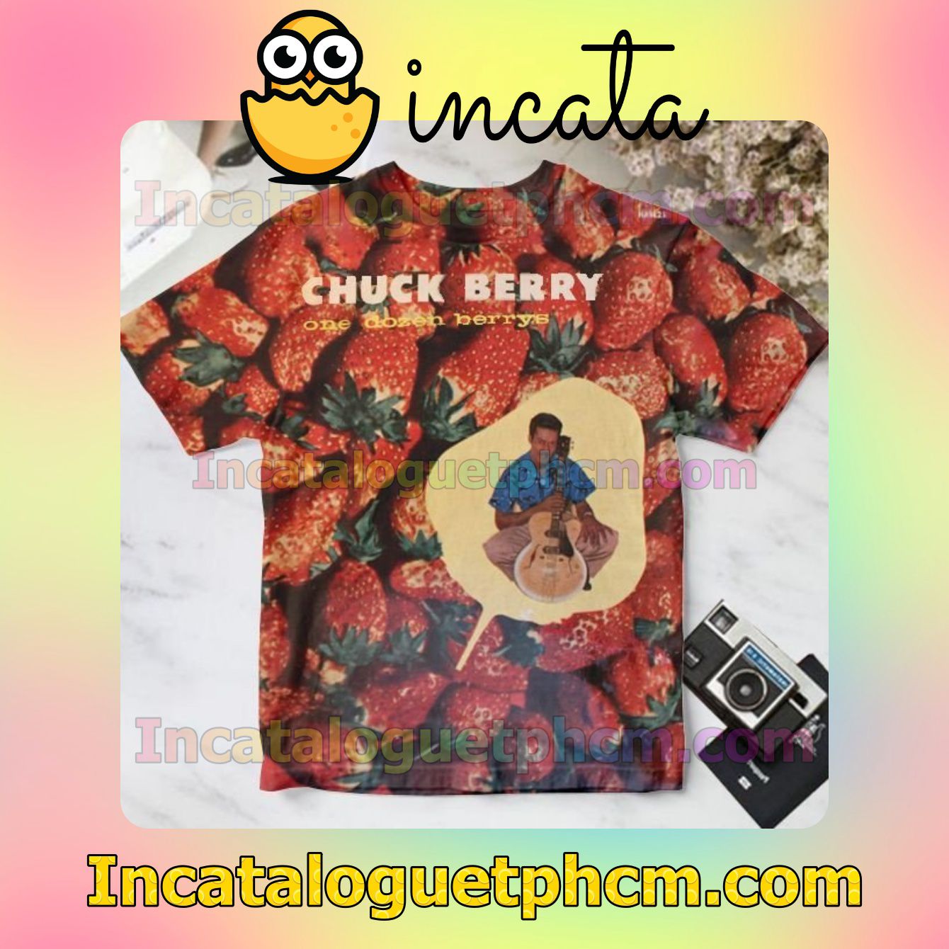 Chuck Berry One Dozen Berrys Album Cover Personalized Shirt