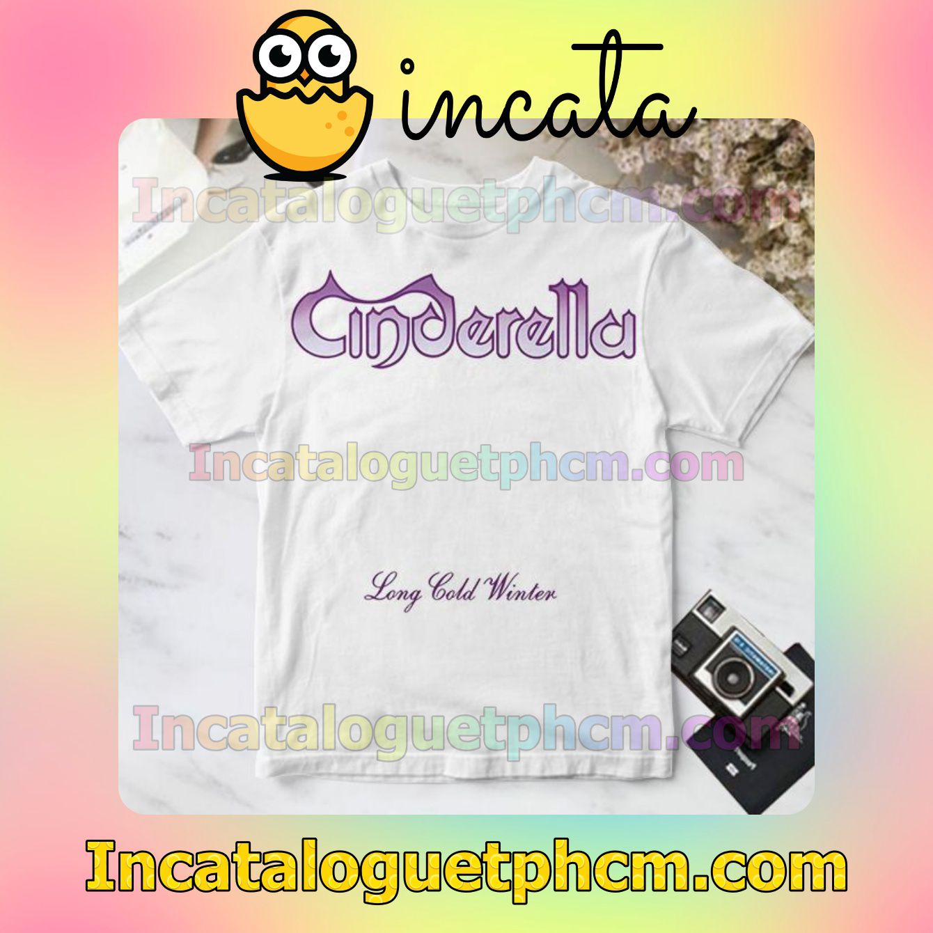 Cinderella Long Cold Winter Album Cover For Fan Personalized T-Shirt