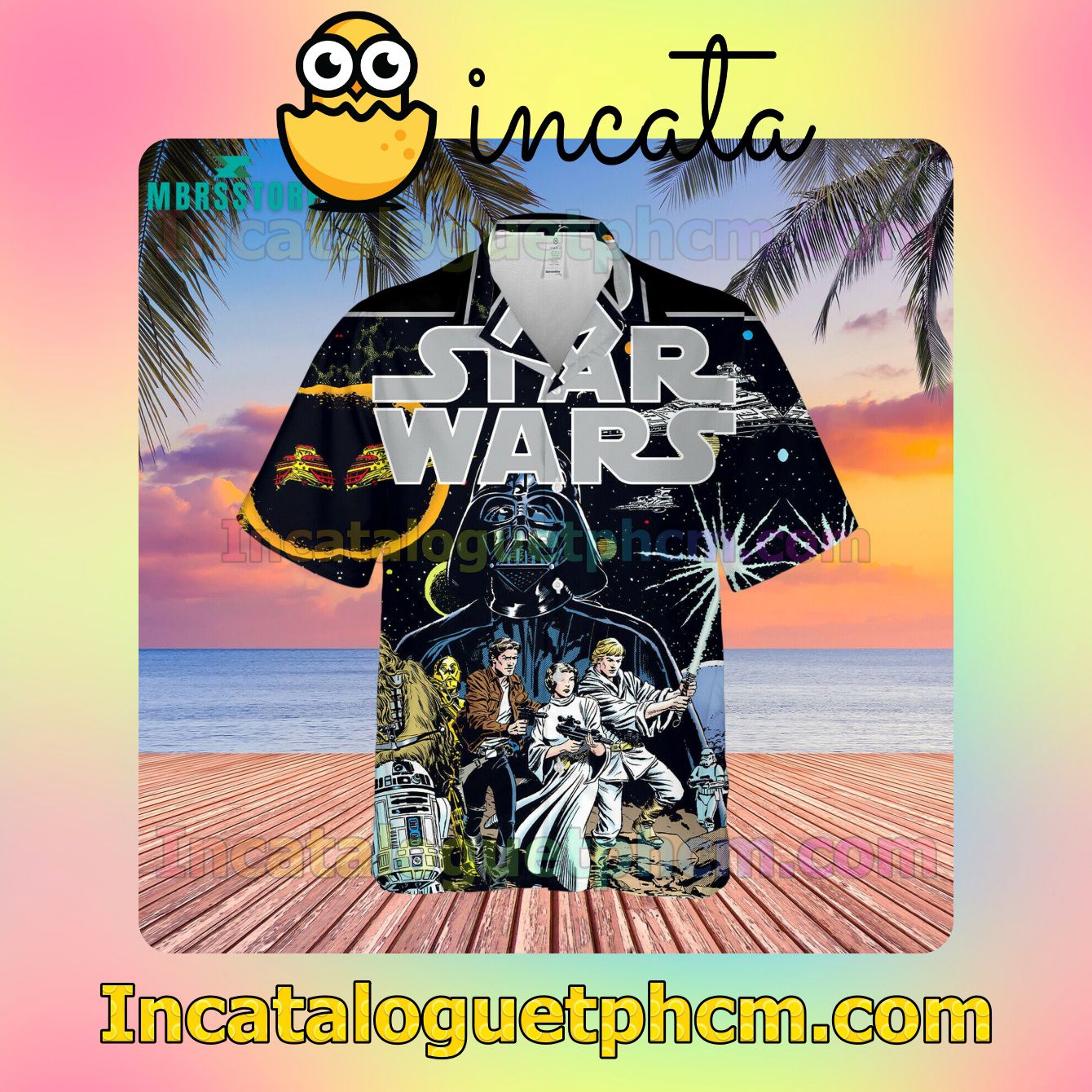 Classic Star Wars Unisex Beach Shirt