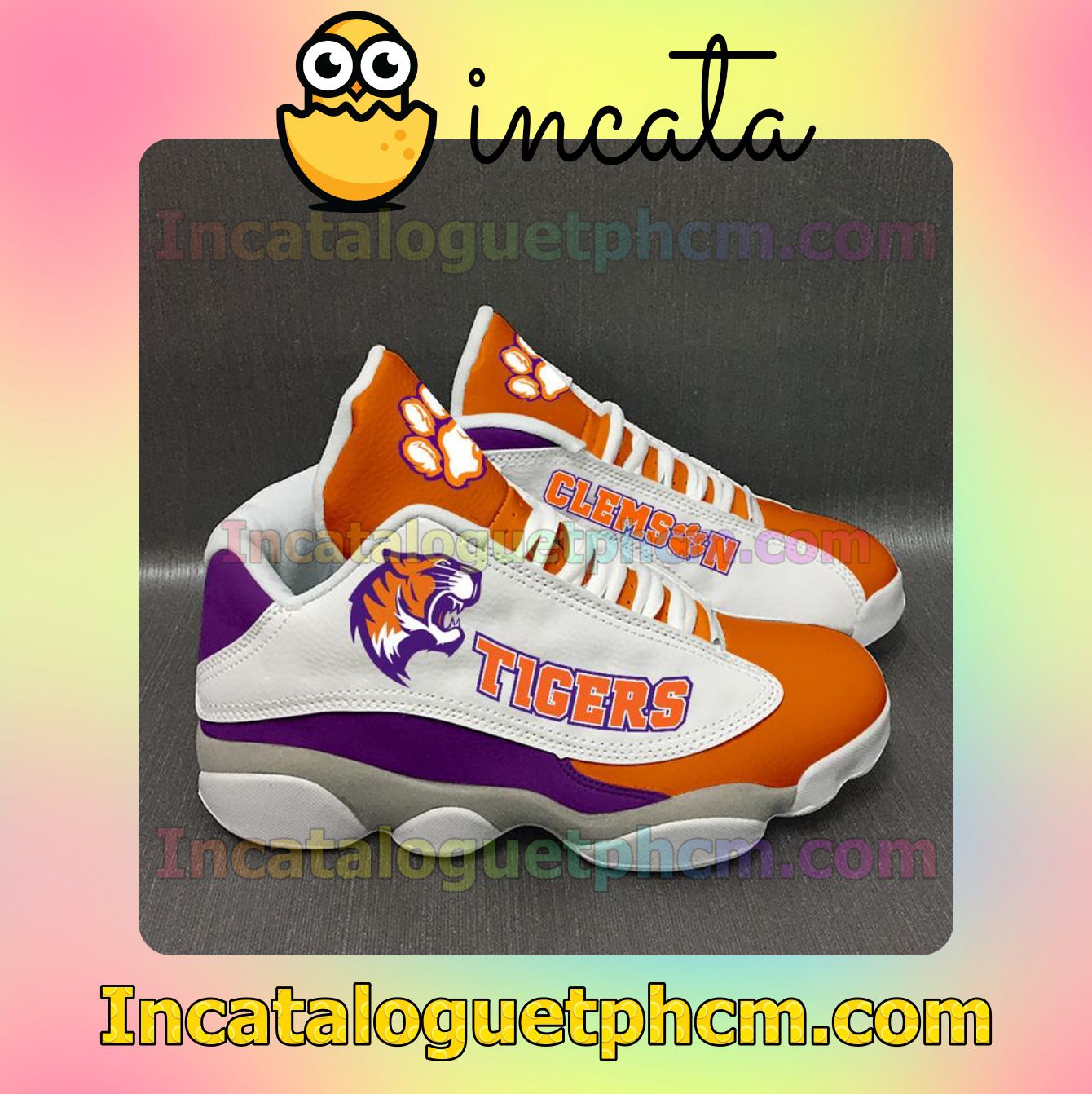Clemson Tigers Orange Jordans