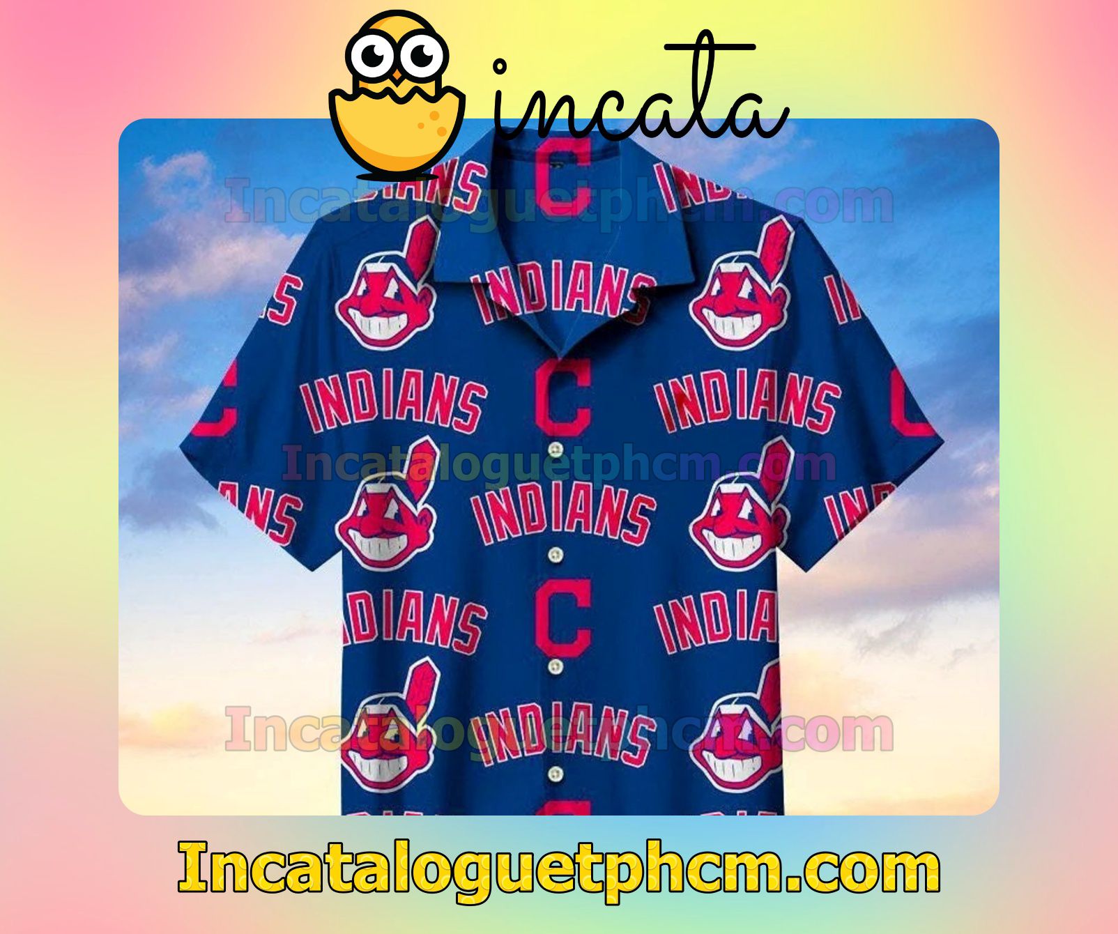 Cleveland Baseball Team Beach Shirt