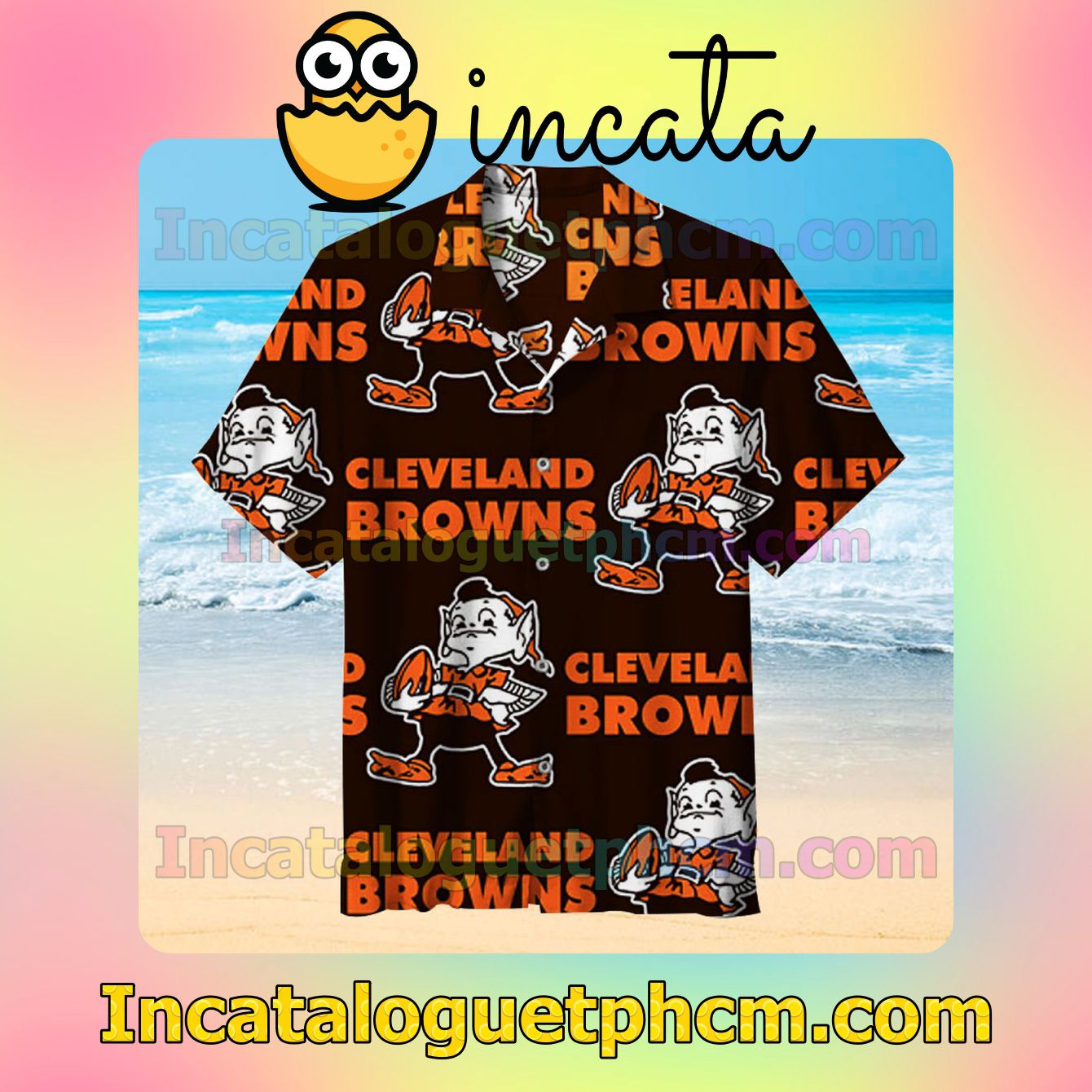 Cleveland Browns Brownie Elf Black Vacation Shirt