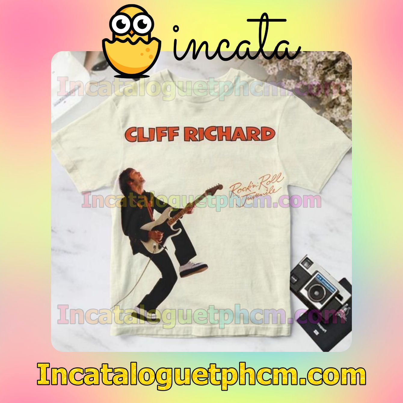 Cliff Richard Rock 'n' Roll Juvenile Album Cover For Fan Shirt