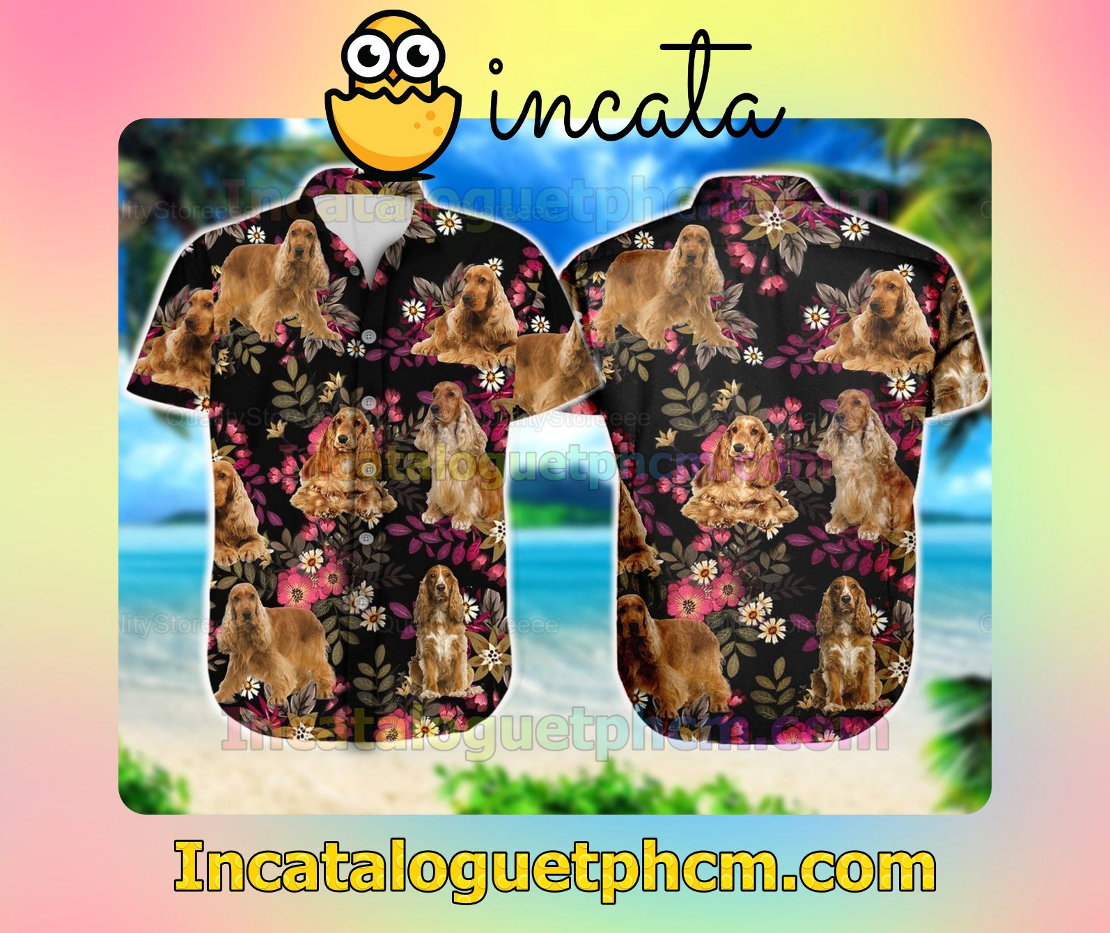 Cocker Spaniel Beach Shirt