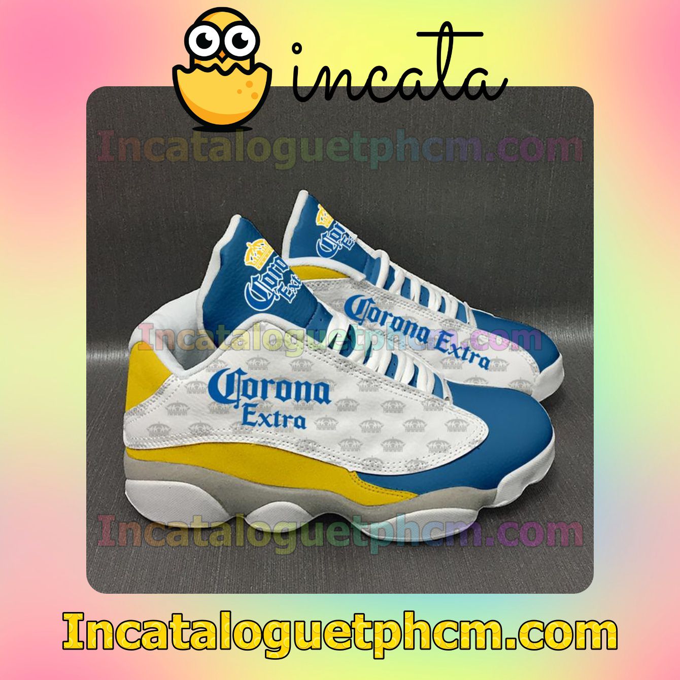 Corona Extra Blue Yellow Jordans