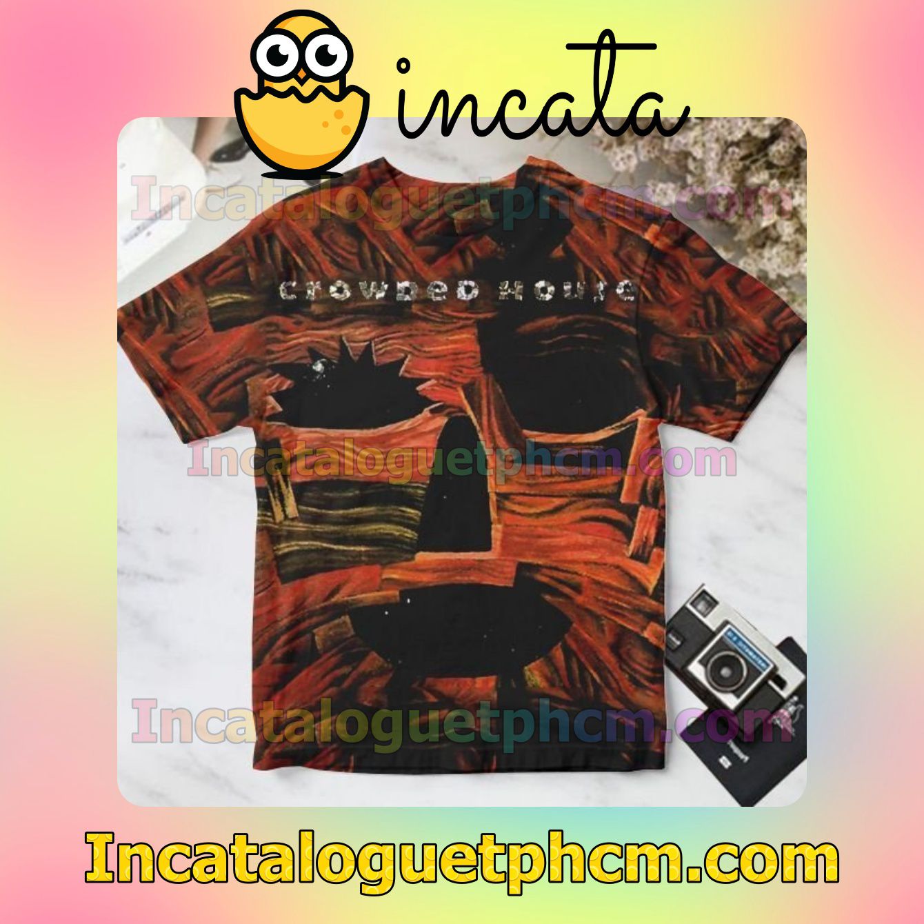 Crowded House Woodface Album Cover Personalized Shirt