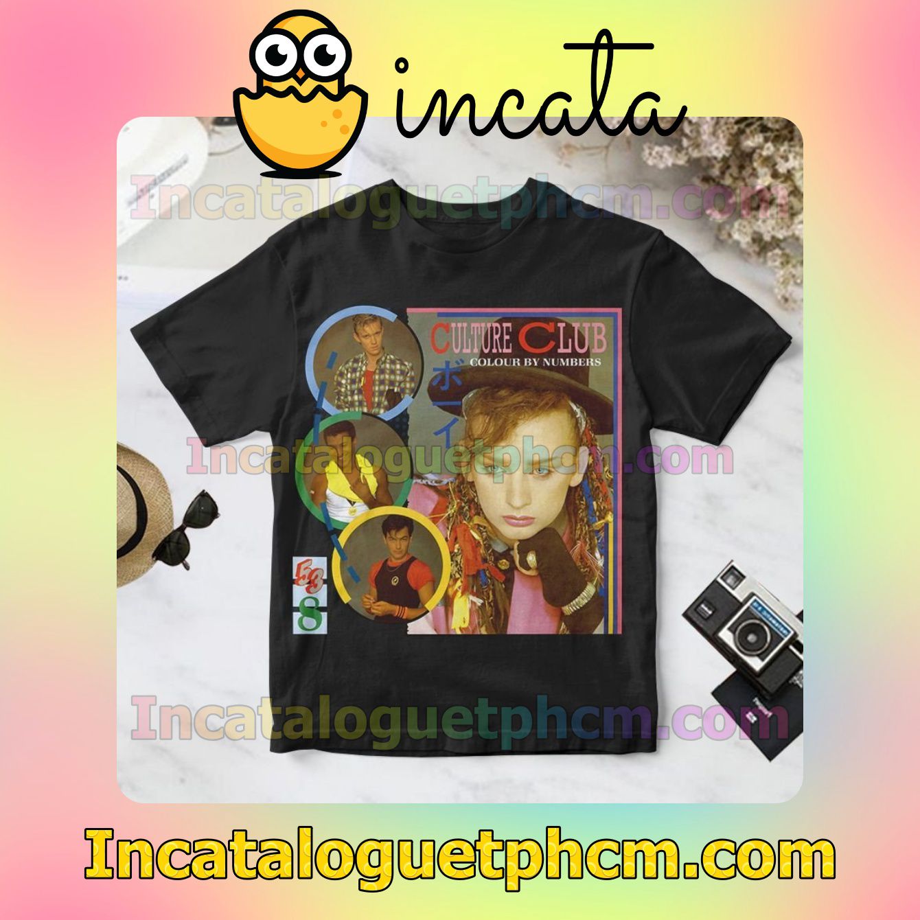Culture Club Colour By Numbers Album Cover Gift Shirt