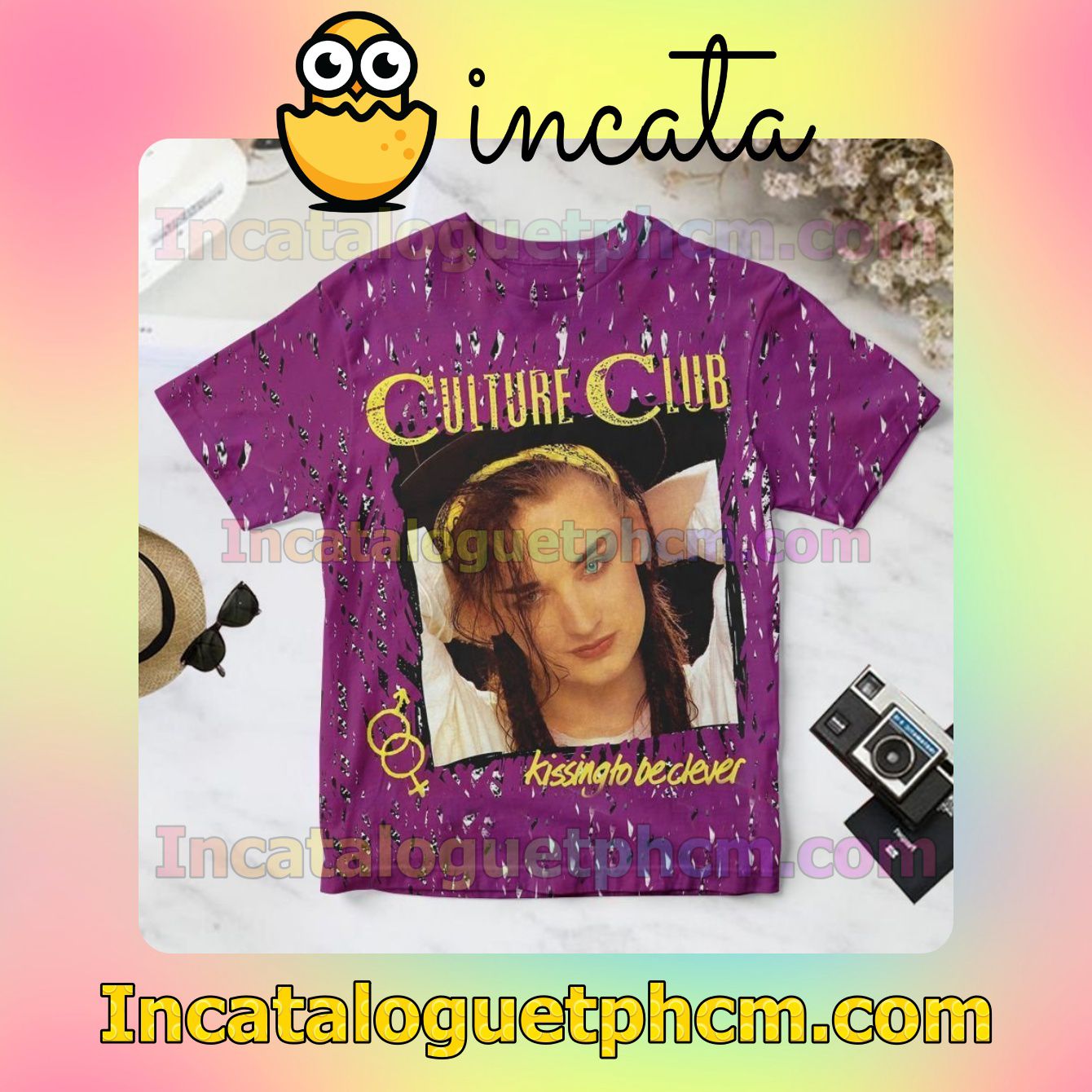 Culture Club Kissing To Be Clever Album Cover Gift Shirt