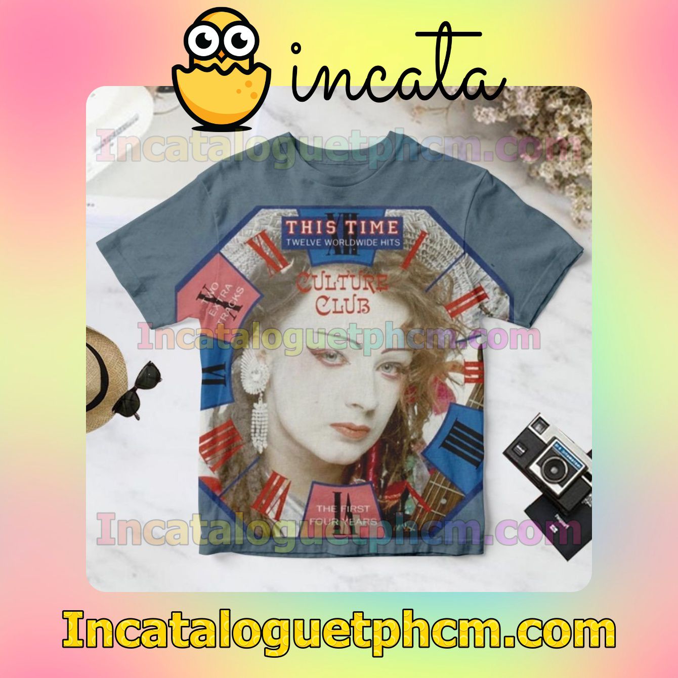 Culture Club This Time The First Four Years Album Cover Gift Shirt