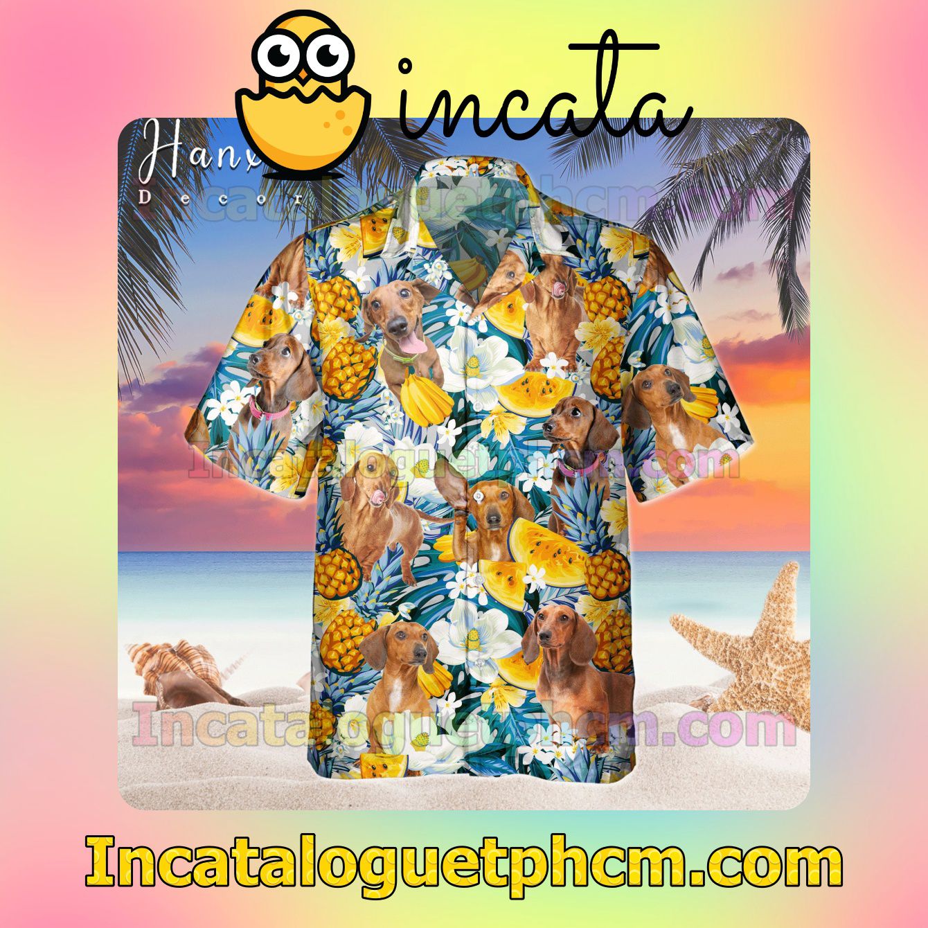 Dachshund Summer Beach Shirt