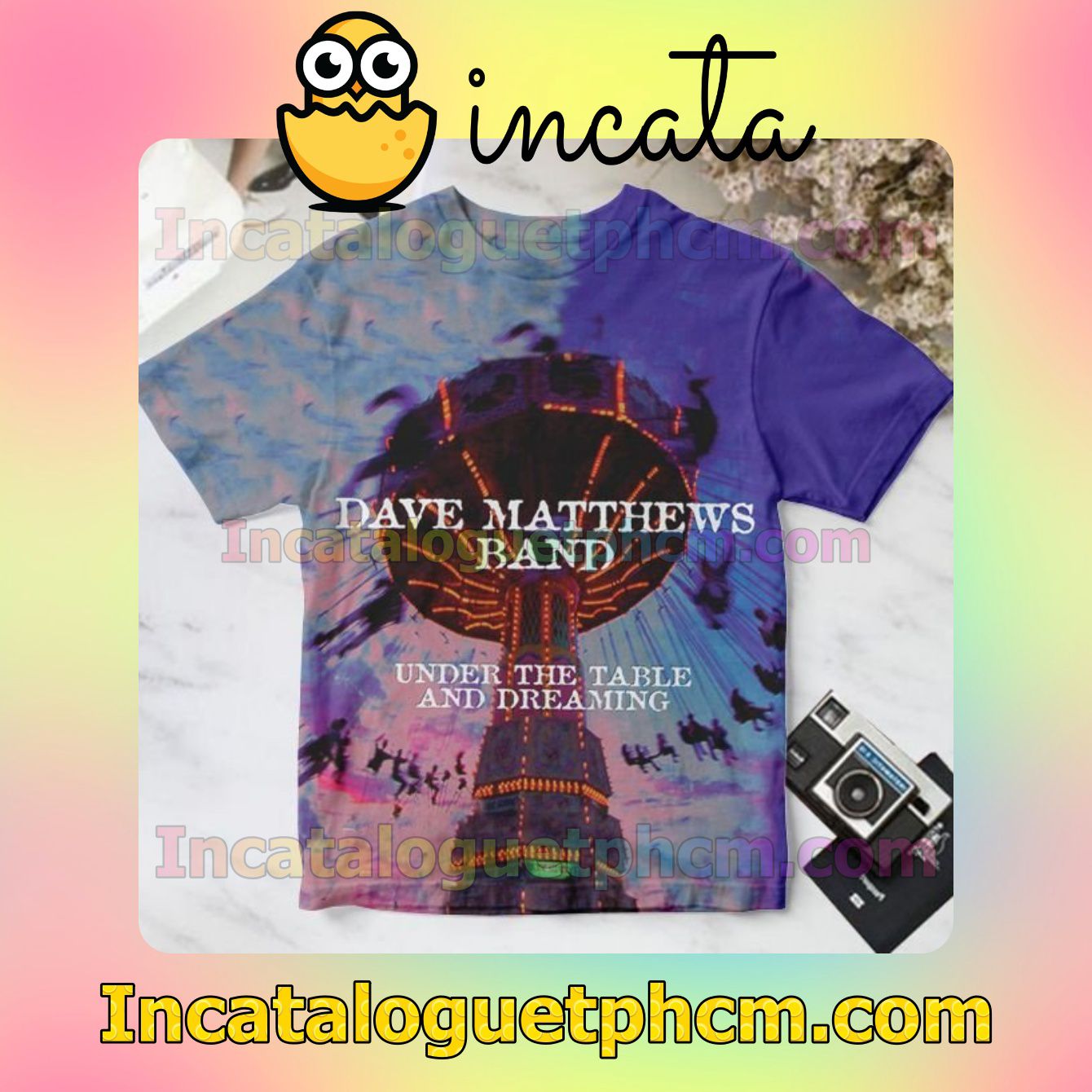 Dave Matthews Band Under The Table And Dreaming Album Cover Personalized Shirt