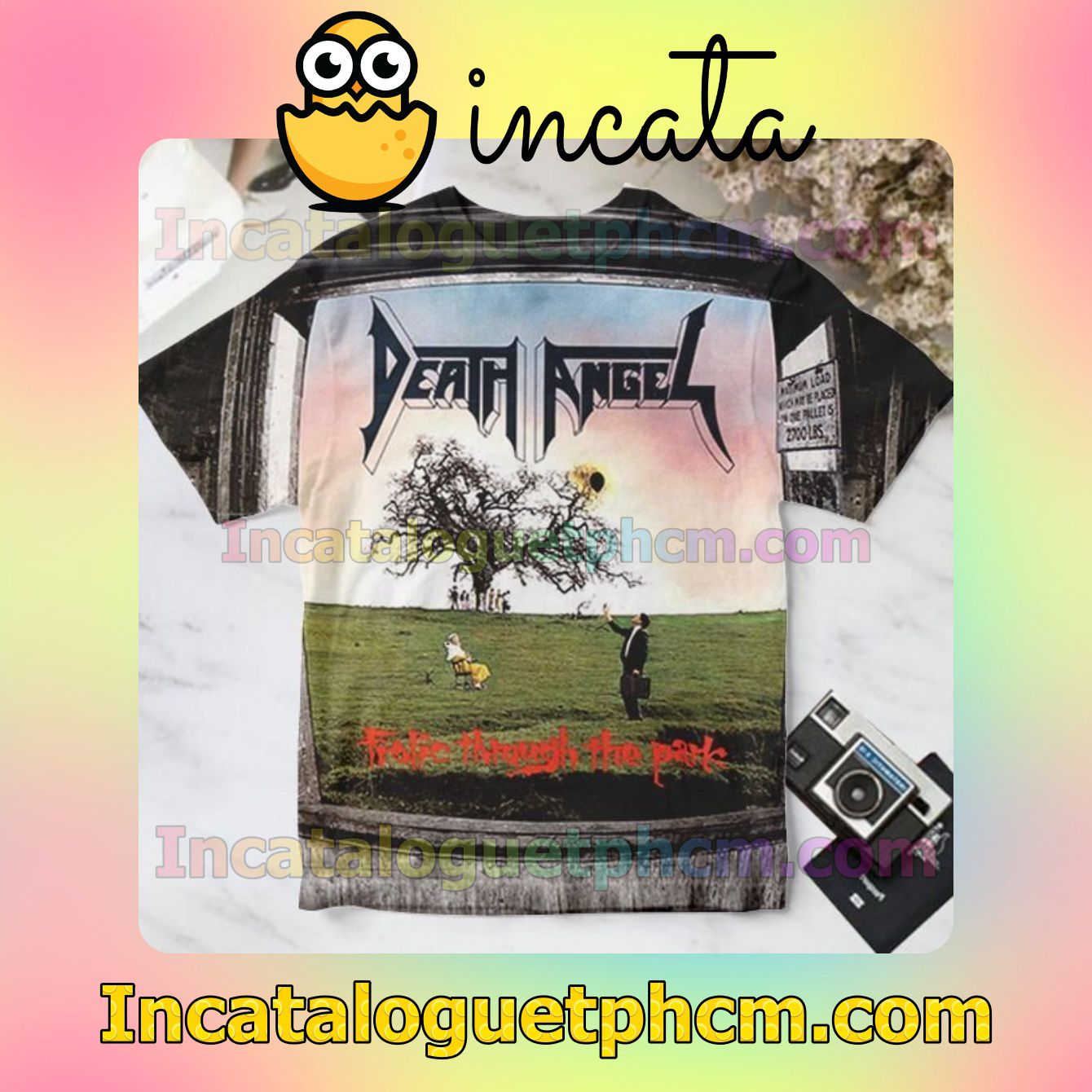 Death Angel Frolic In Through The Park Album Cover Personalized Shirt