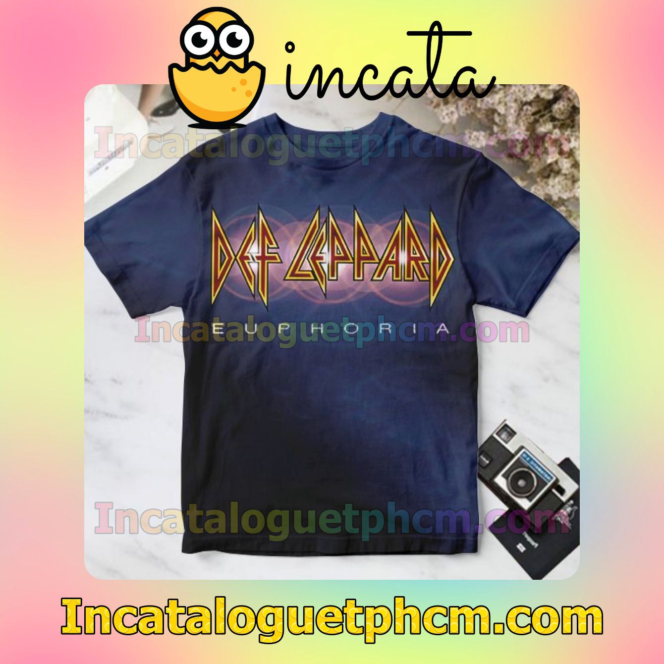 Def Leppard Euphoria Album Cover Personalized Shirt