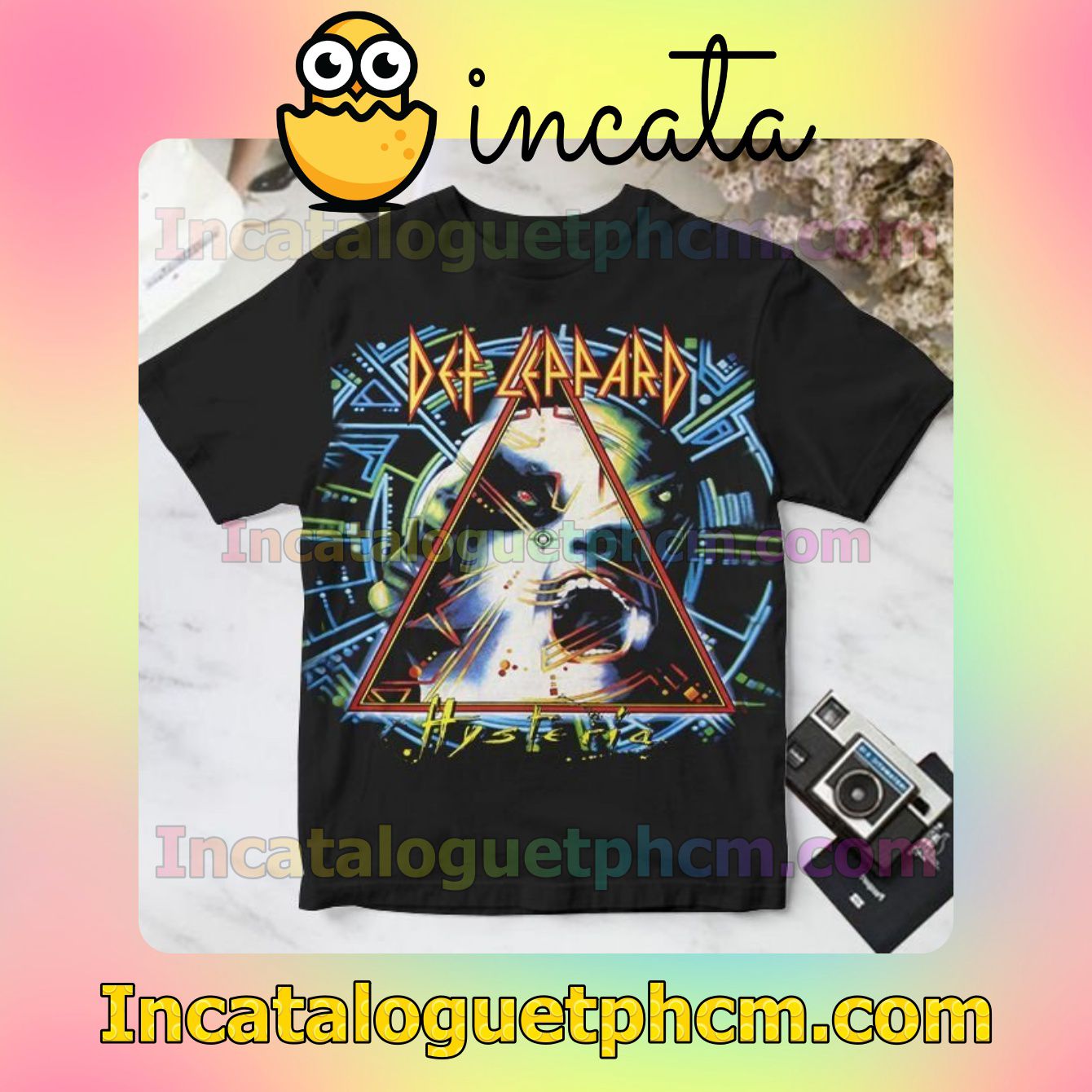 Def Leppard Hysteria Album Cover Personalized Shirt