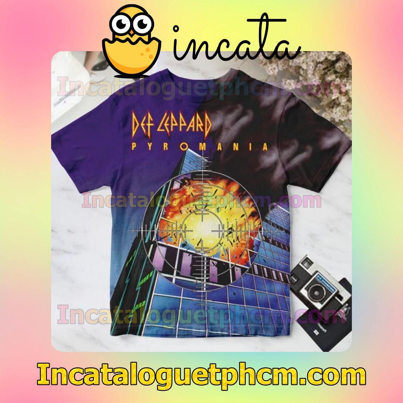 Def Leppard Pyromania Album Cover Personalized Shirt