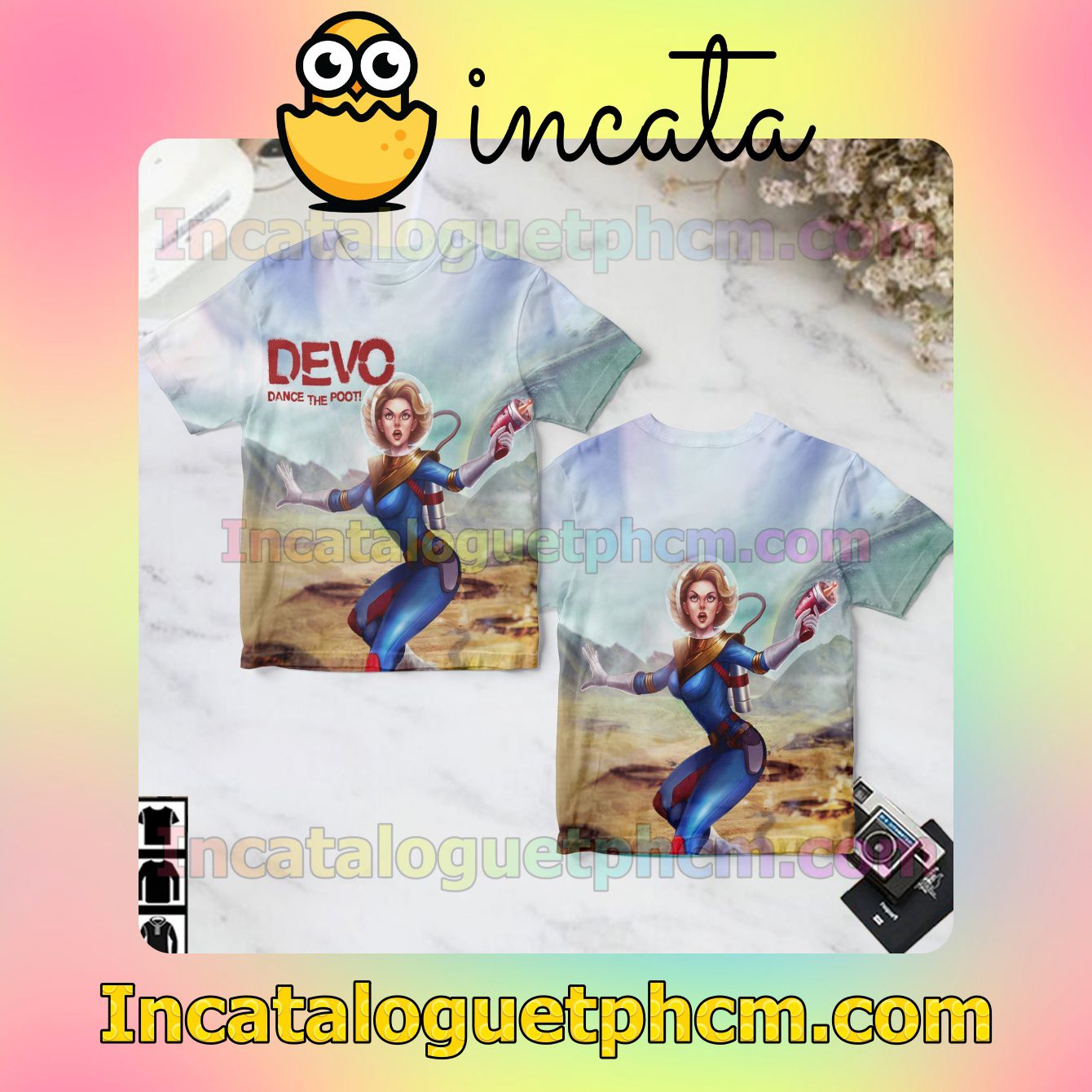 Devo Dance The Poot Album Cover Gift Shirt