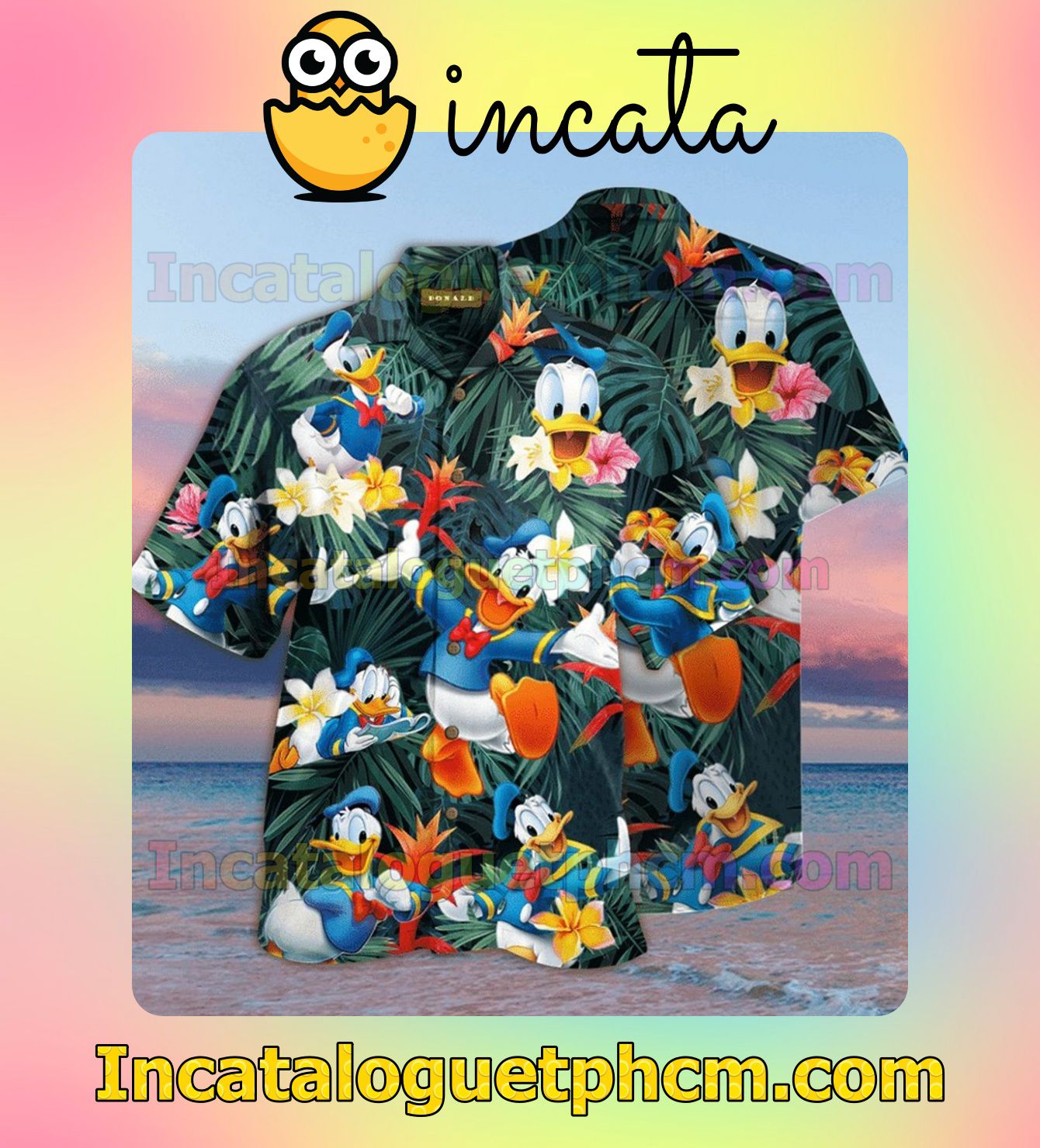 Disney Donald Duck Beach Beach Shirt