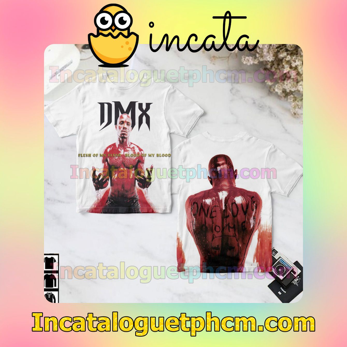 Dmx Flesh Of My Flesh Blood Of My Blood Album Cover Gift Shirt