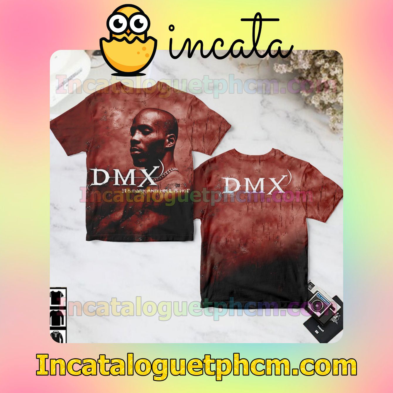 Dmx It's Dark And Hell Is Hot Album Cover Gift Shirt