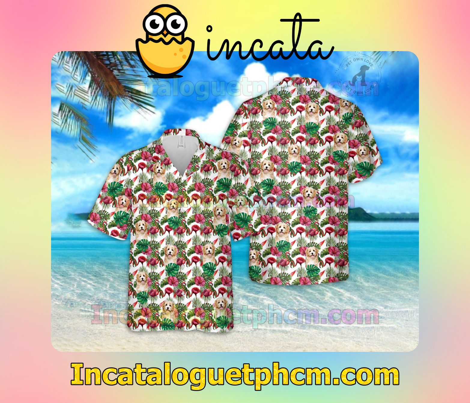 Dog Lover Beach Aloha Holiday Beach Shirt