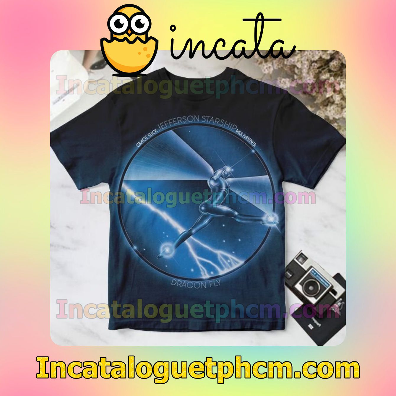 Dragon Fly Album Cover By Jefferson Starship Personalized Shirt