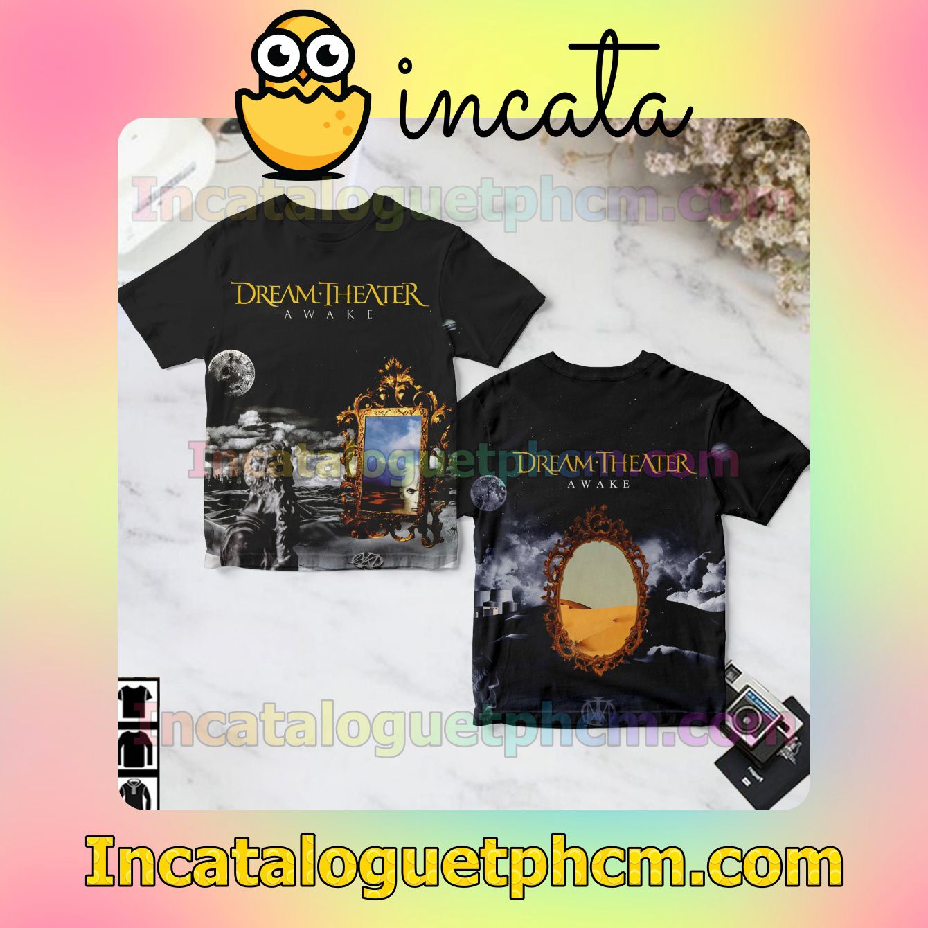 Dream Theater Awake Album Cover Black Gift Shirt