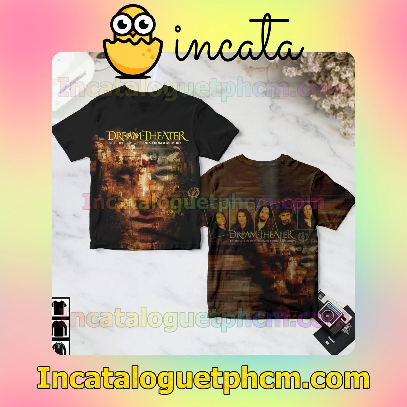 Dream Theater Metropolis Pt. 2 Scenes From A Memory Album Cover Gift Shirt