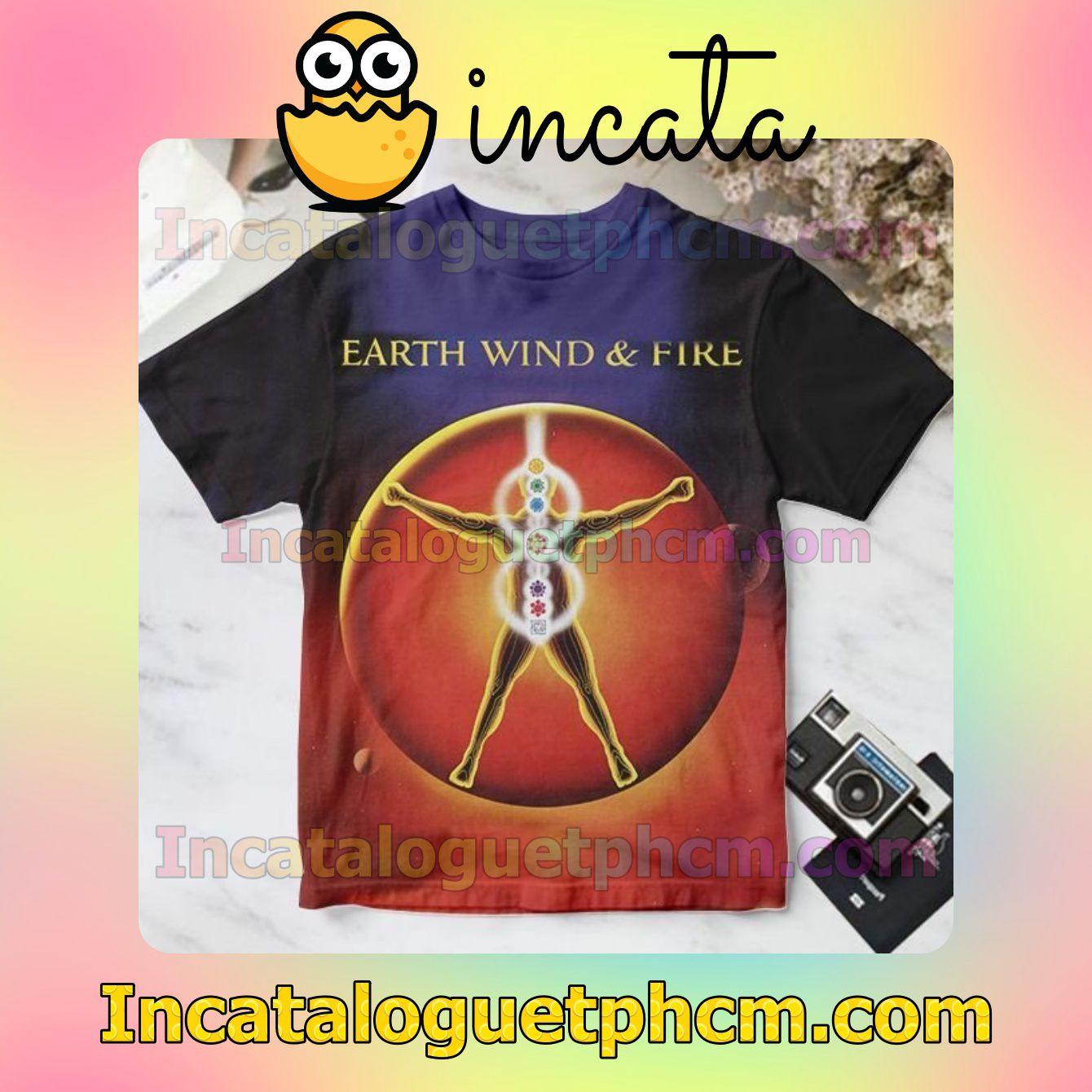 Earth, Wind And Fire Powerlight Album Cover Personalized Shirt