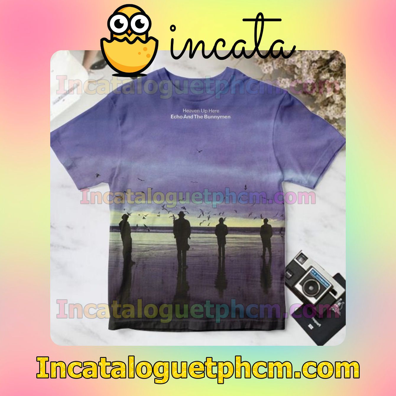 Echo And The Bunnymen Heaven Up Here Album Cover Personalized Shirt