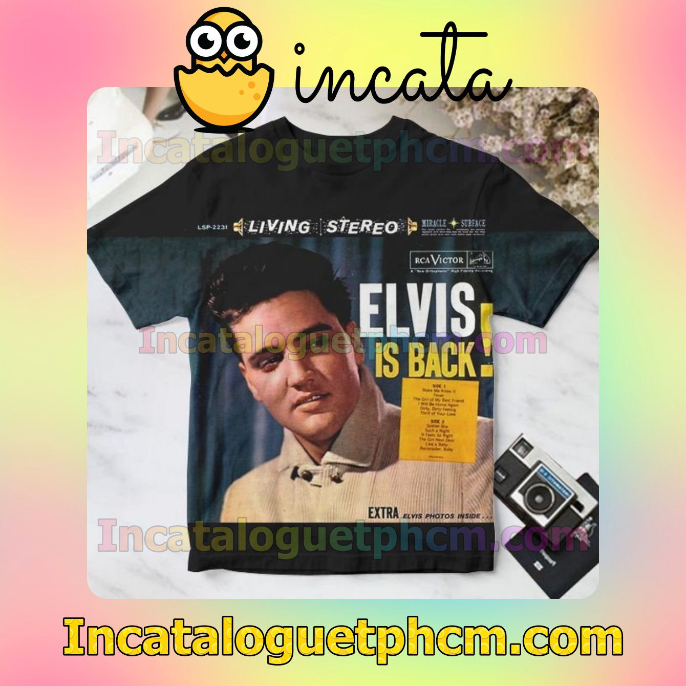 Elvis Is Back Album Cover Personalized Shirt