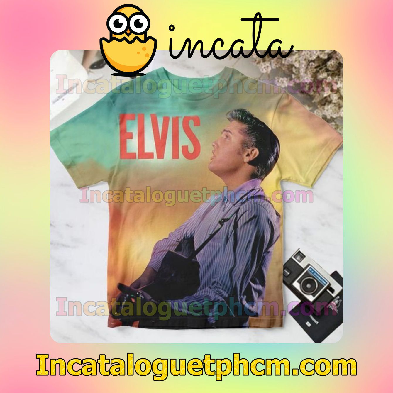 Elvis Presley Elvis Volume 1 Album Cover Personalized Shirt