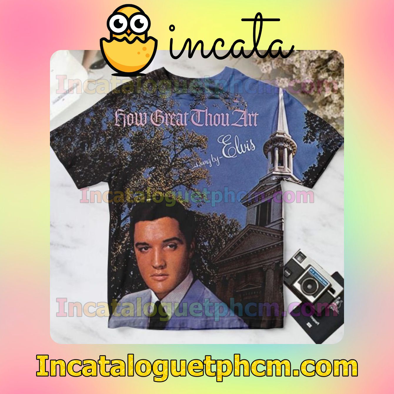 Elvis Presley How Great Thou Art Album Cover Personalized Shirt