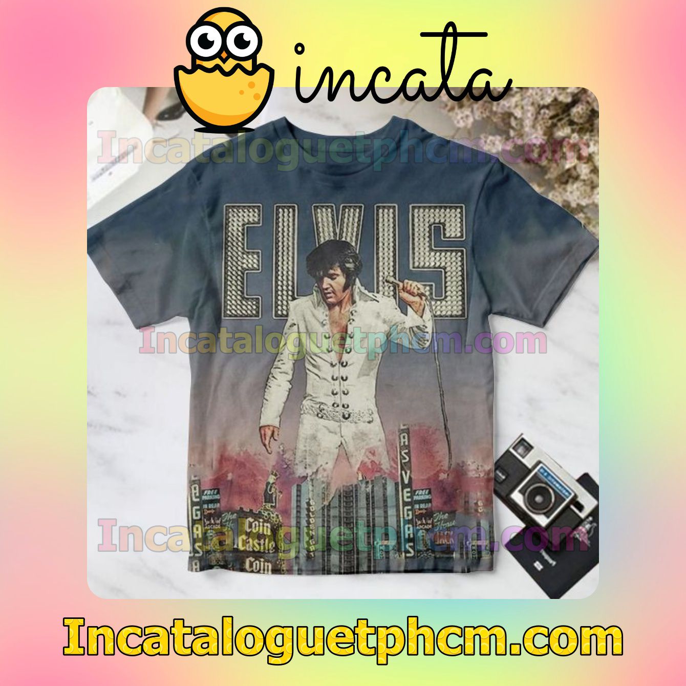 Elvis Presley Poster Viva Las Vegas For Fan Personalized T-Shirt