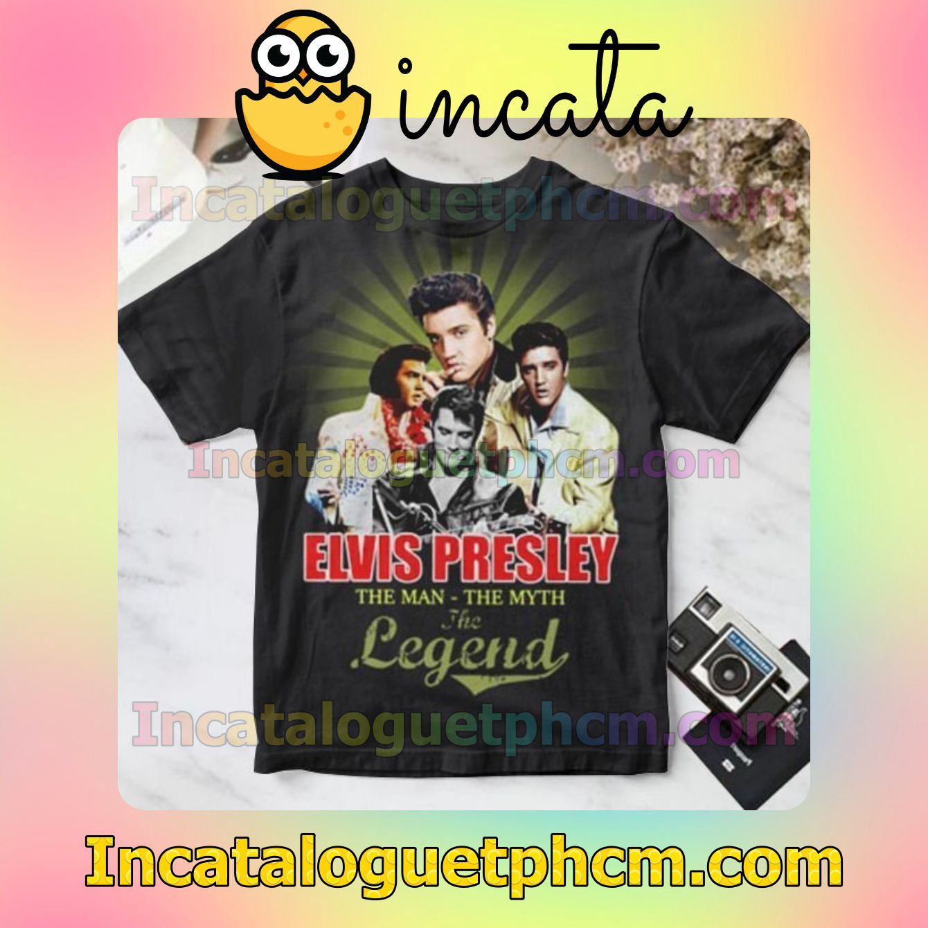 Elvis Presley The Man The Myth The Legend Personalized Shirt